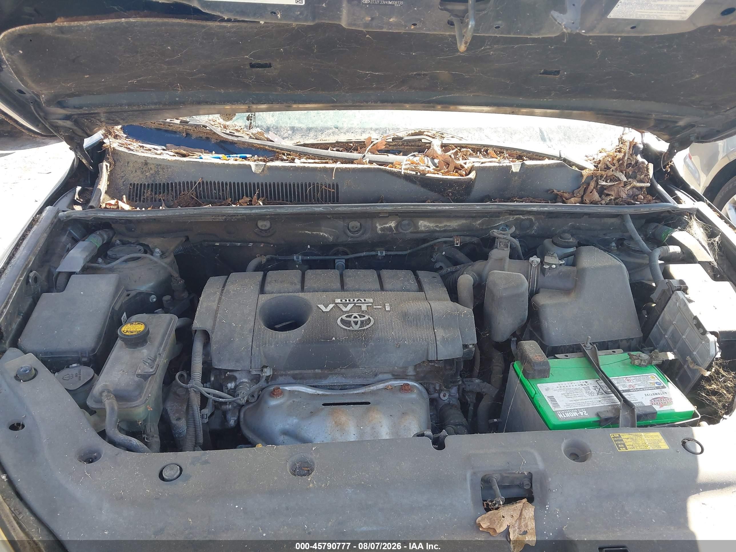 2009 Toyota Rav4   Blue vin: 2T3ZF33V49W008139