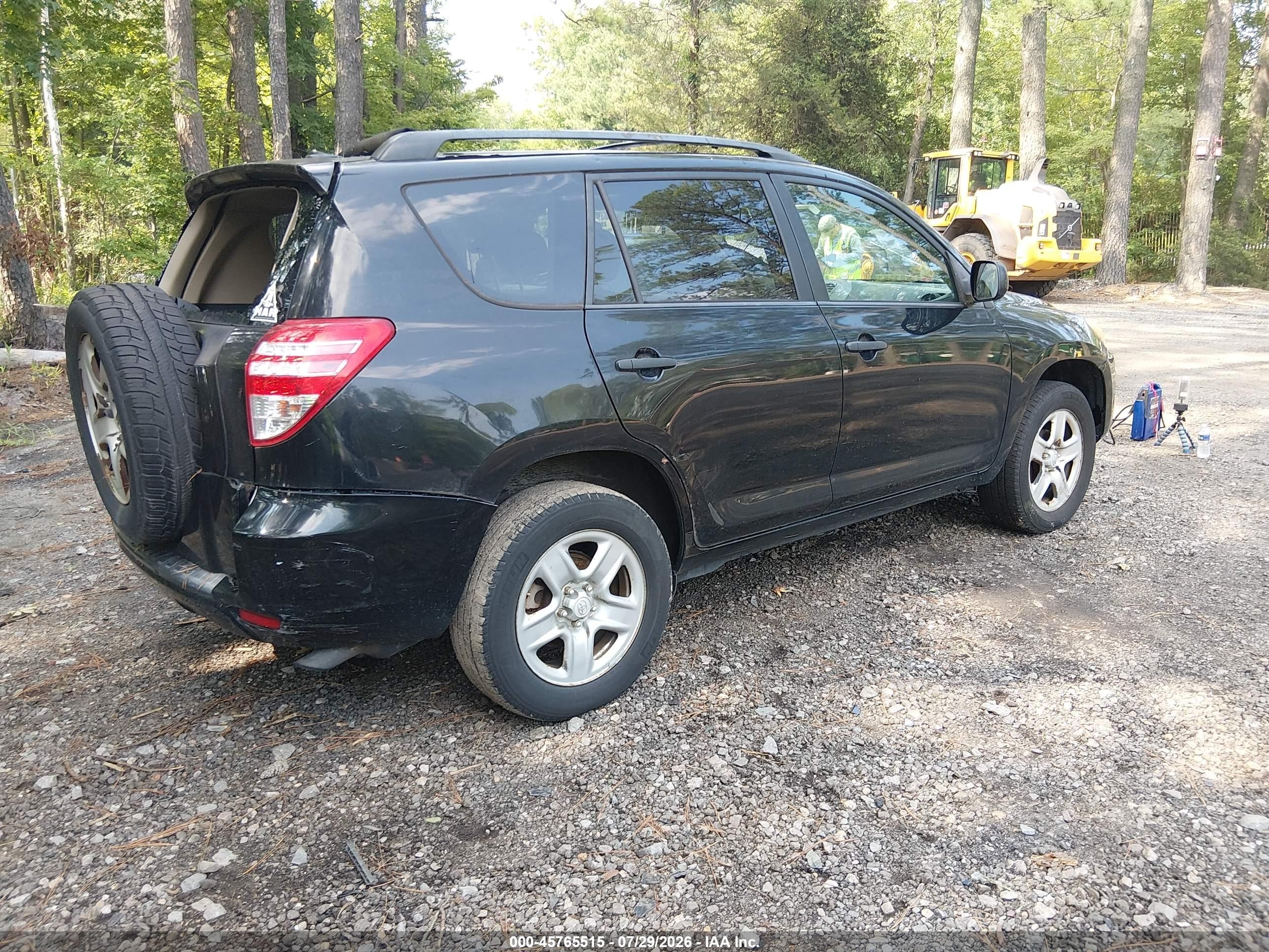 2009 Toyota Rav4   Black vin: 2T3ZF33V79W003498