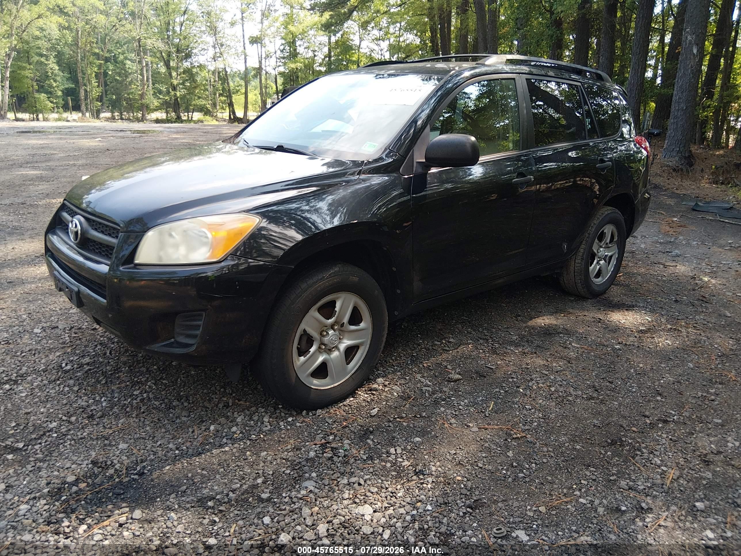 2009 Toyota Rav4   Black vin: 2T3ZF33V79W003498