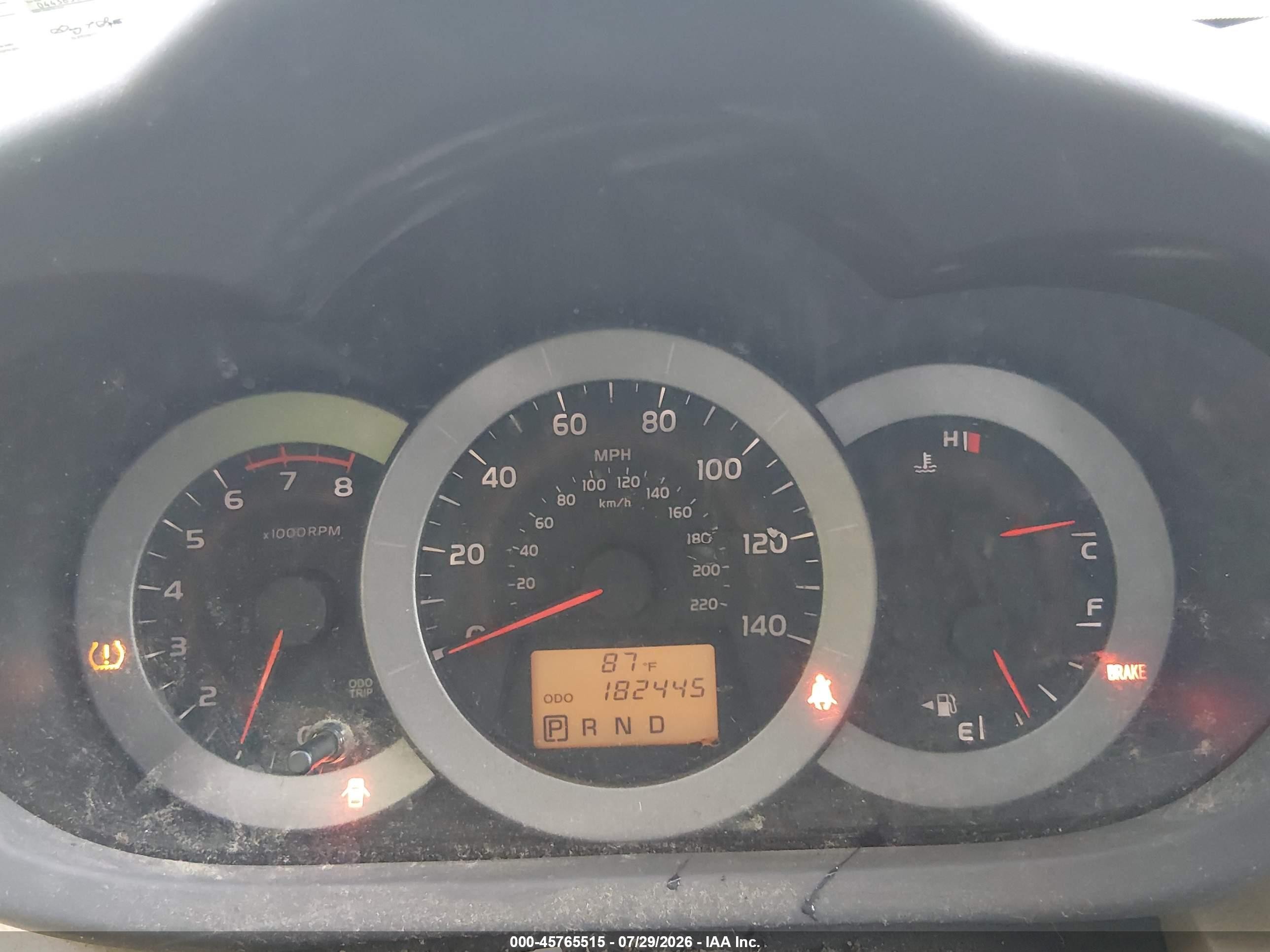 2009 Toyota Rav4   Black vin: 2T3ZF33V79W003498