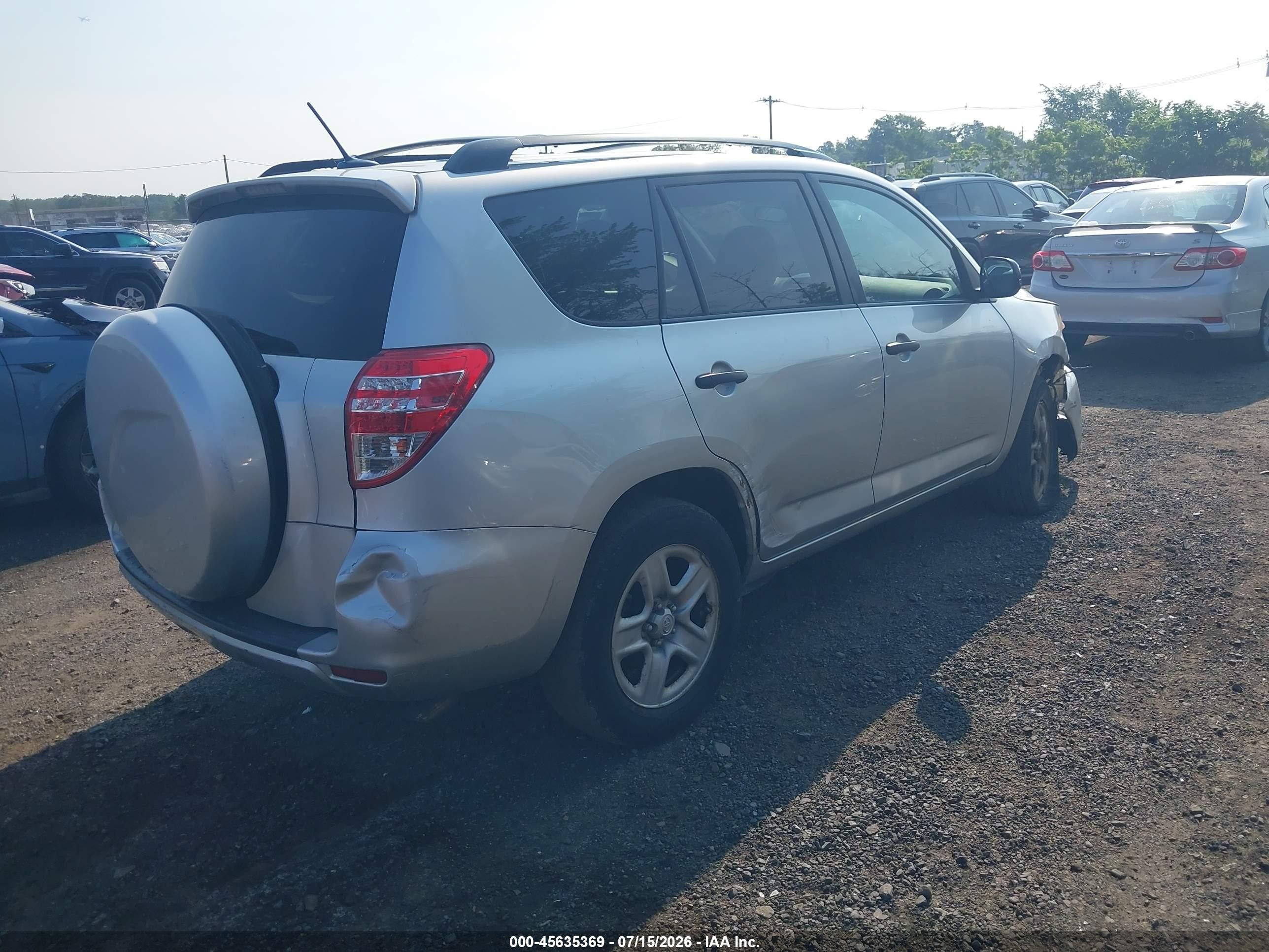 2009 Toyota Rav4   Silver vin: 2T3ZF33V79W005946