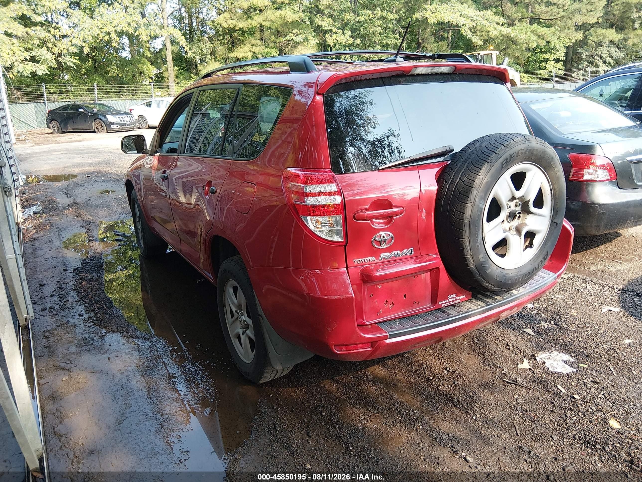2009 Toyota Rav4   Red vin: 2T3ZF35VX9W013956