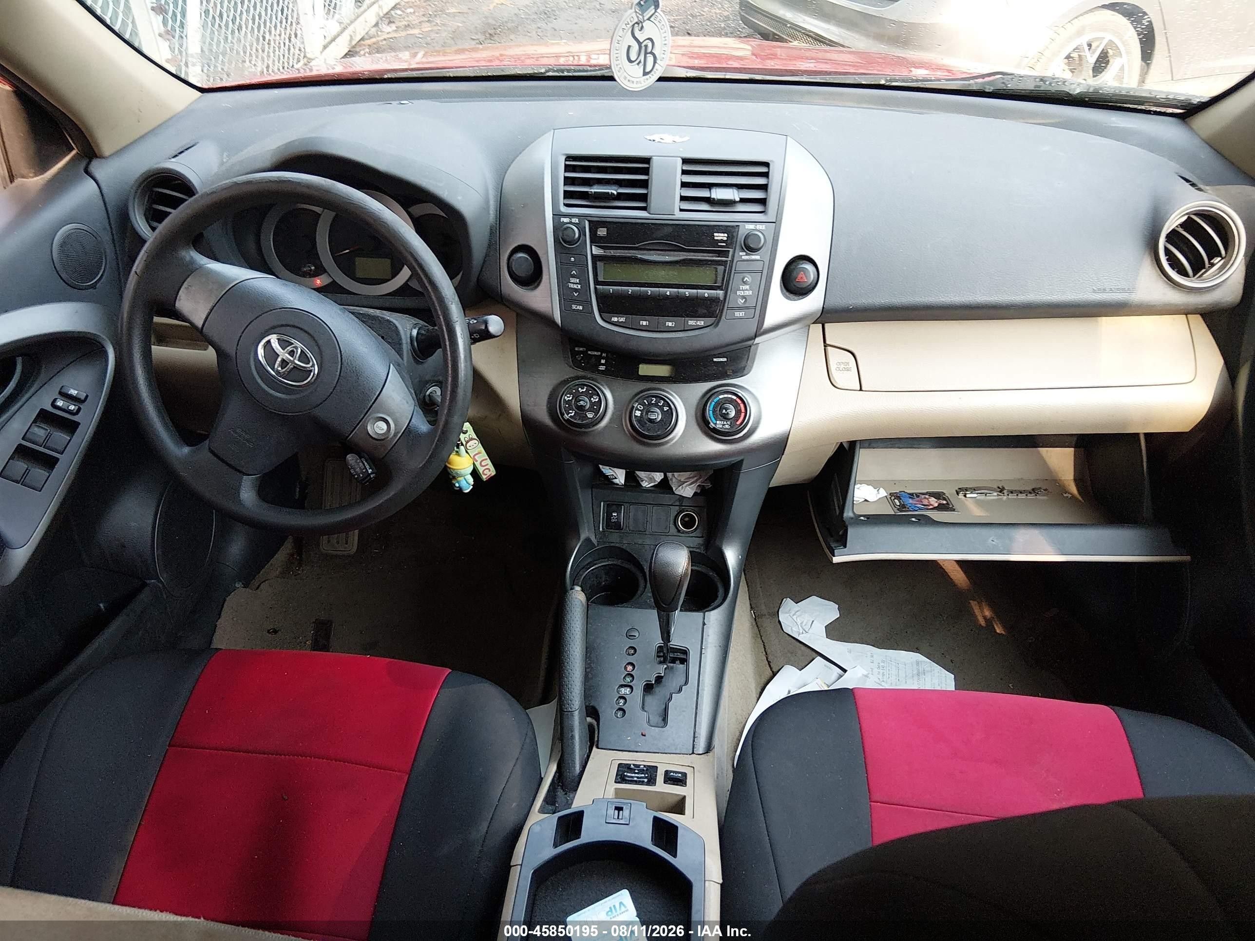 2009 Toyota Rav4   Red vin: 2T3ZF35VX9W013956