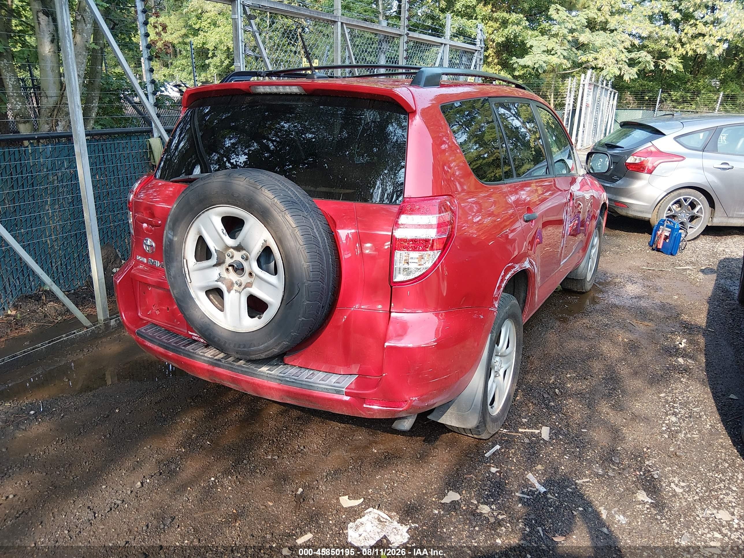 2009 Toyota Rav4   Red vin: 2T3ZF35VX9W013956
