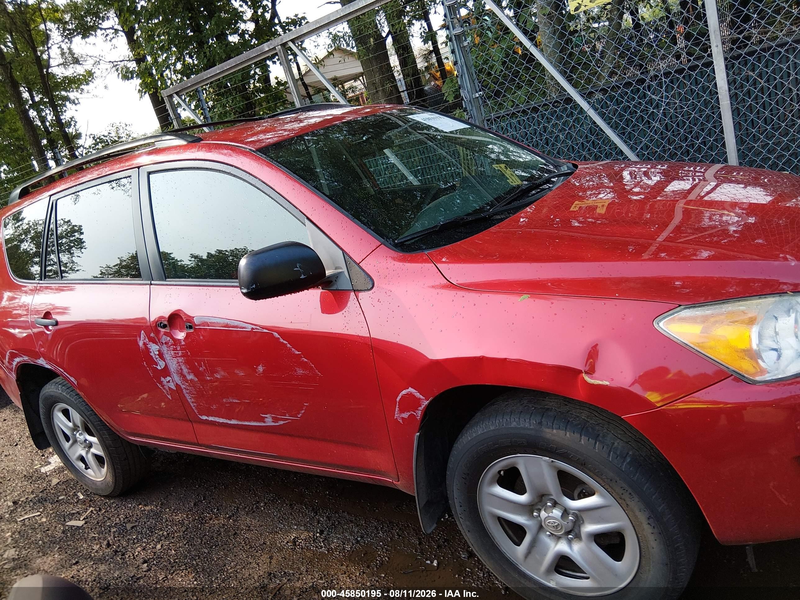 2009 Toyota Rav4   Red vin: 2T3ZF35VX9W013956
