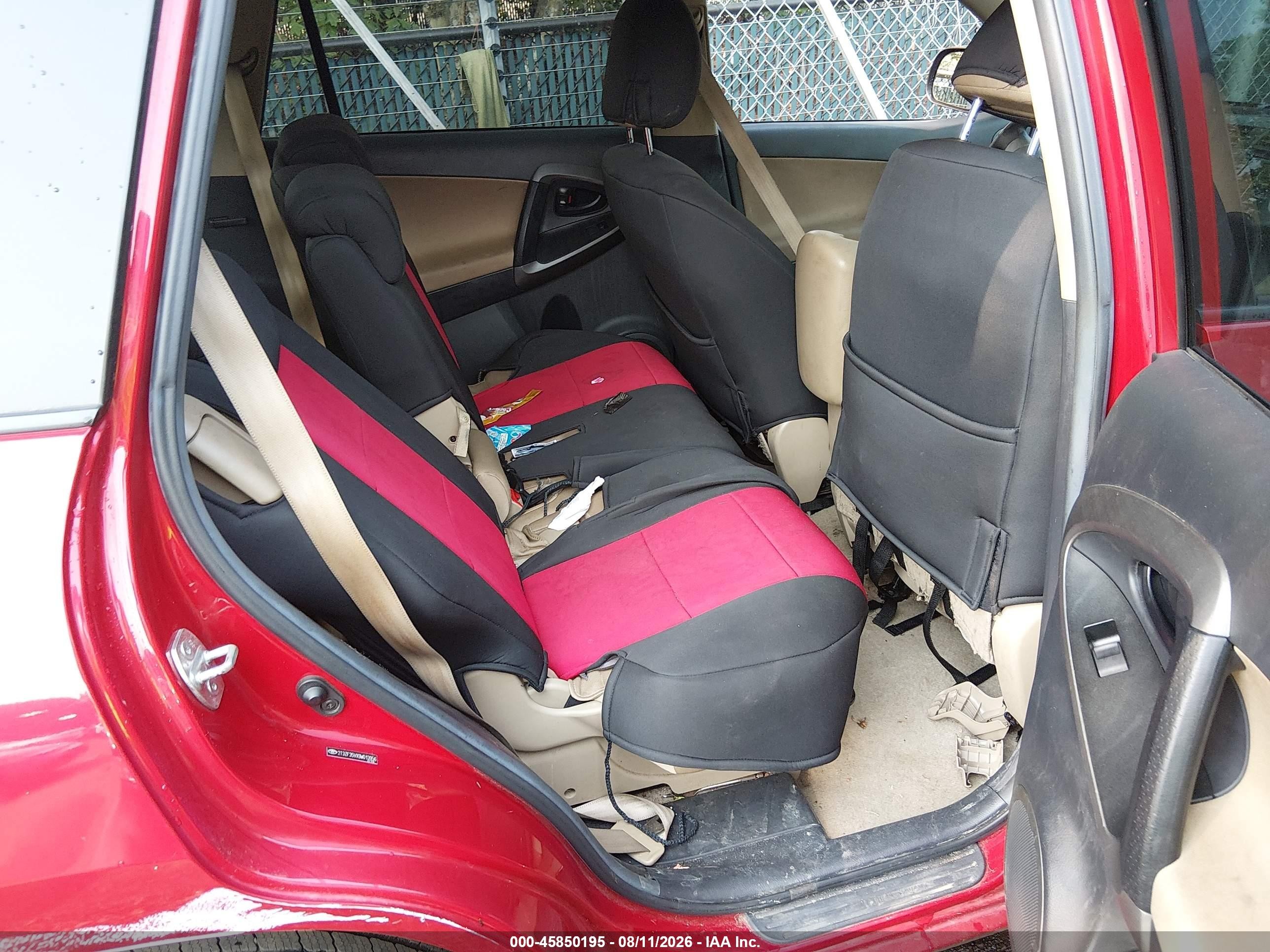 2009 Toyota Rav4   Red vin: 2T3ZF35VX9W013956