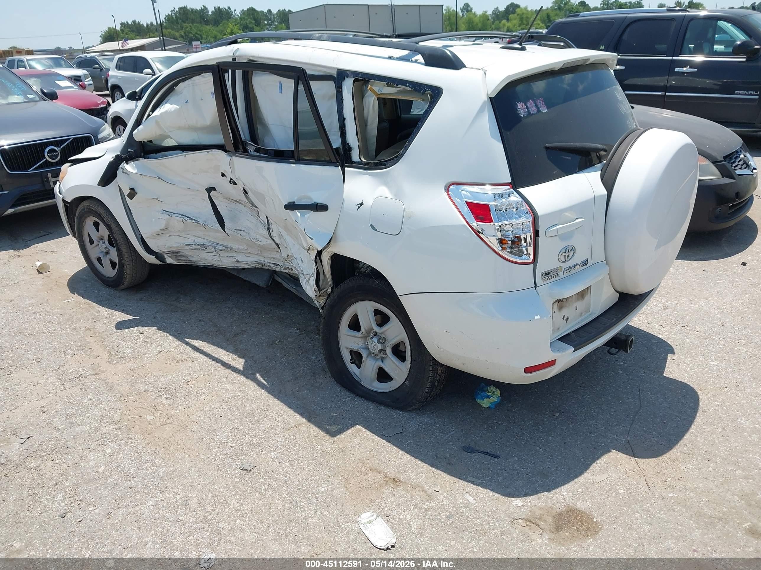 2010 Toyota Rav4   White vin: 2T3ZF4DV0AW018658