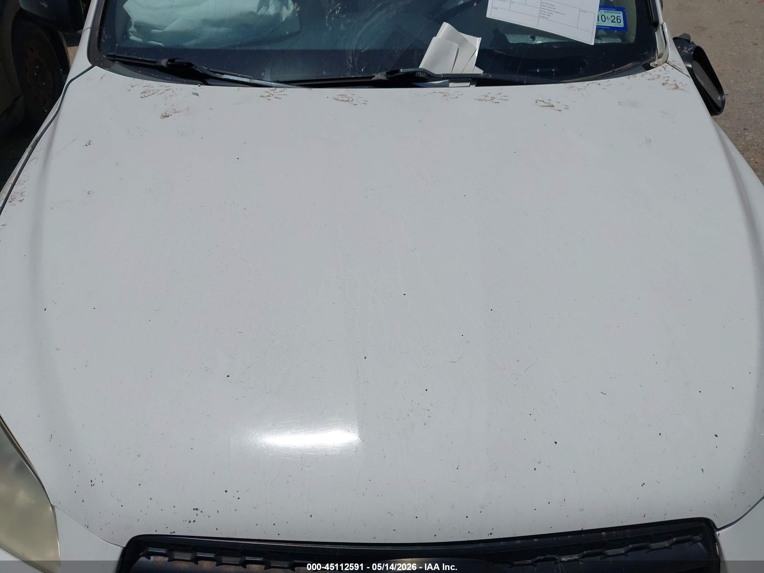 2010 Toyota Rav4   White vin: 2T3ZF4DV0AW018658
