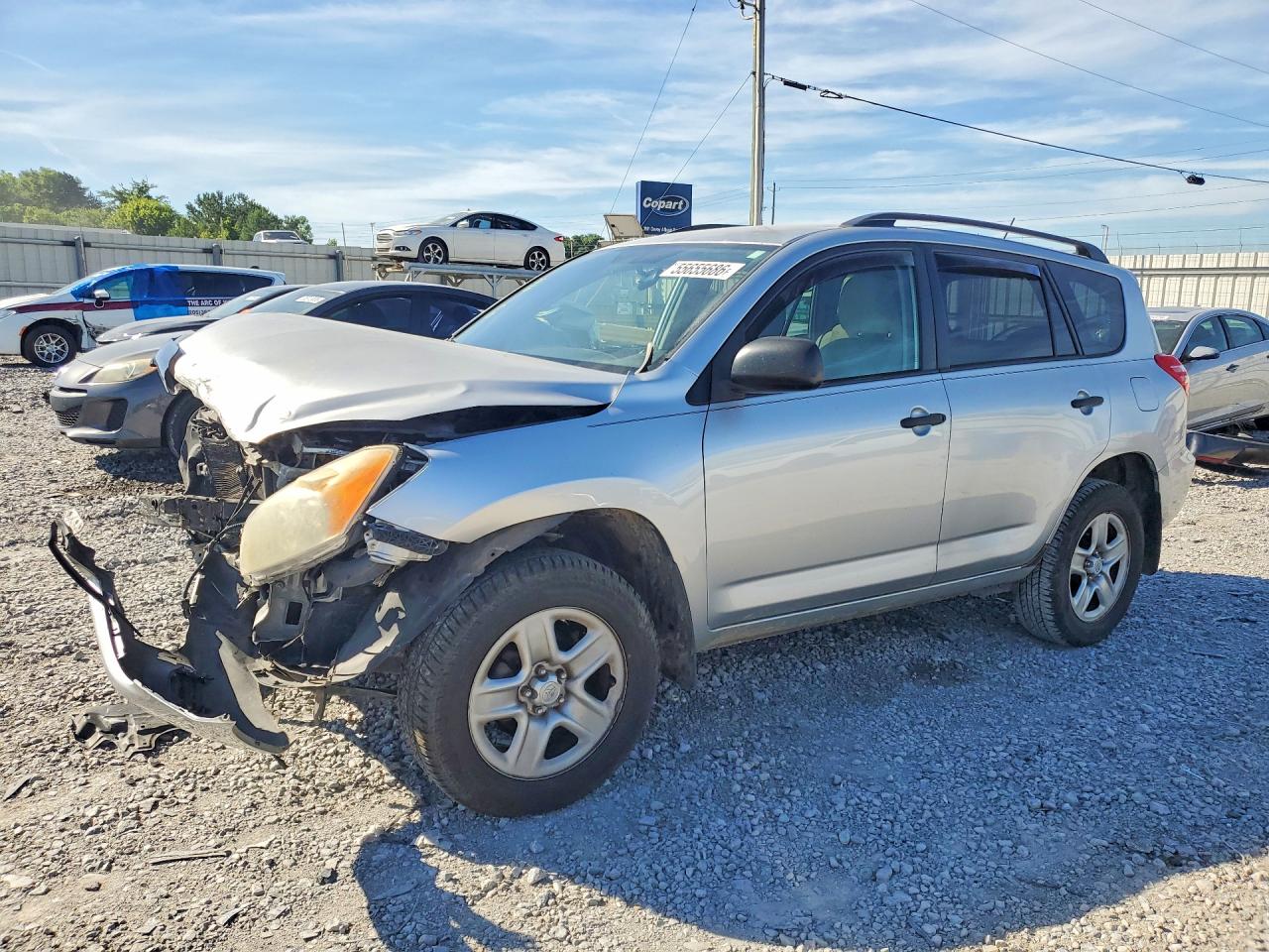 2010 Toyota Rav4 Base Silver vin: 2T3ZF4DV0AW033466