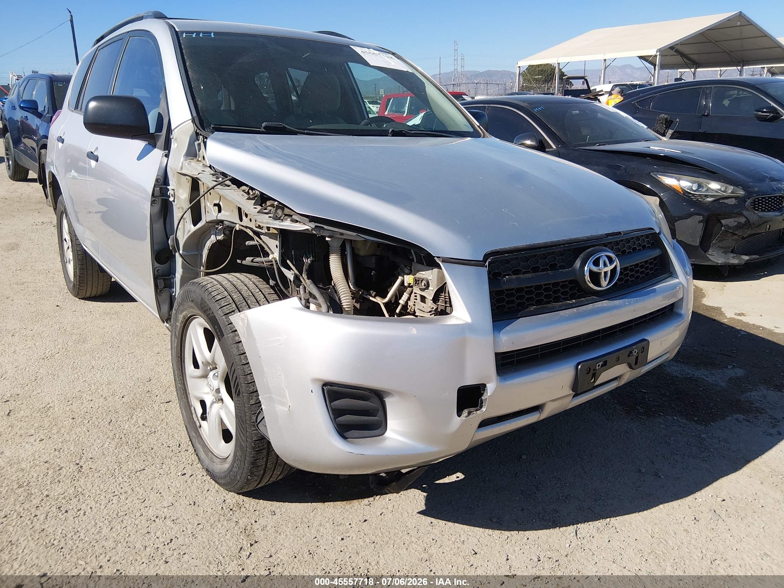 2010 Toyota Rav4 Silver vin: 2T3ZF4DV0AW033628