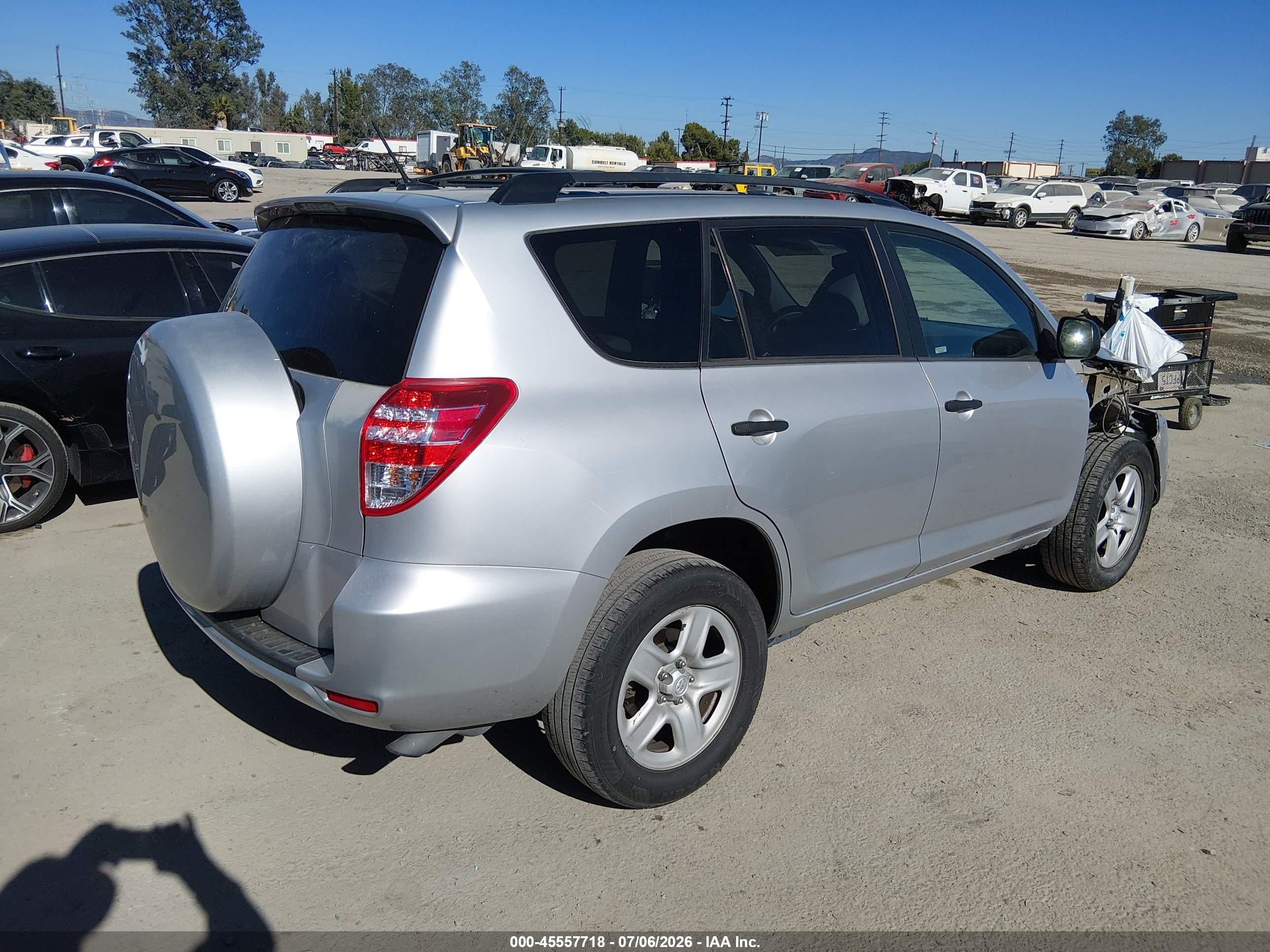 2010 Toyota Rav4 Silver vin: 2T3ZF4DV0AW033628