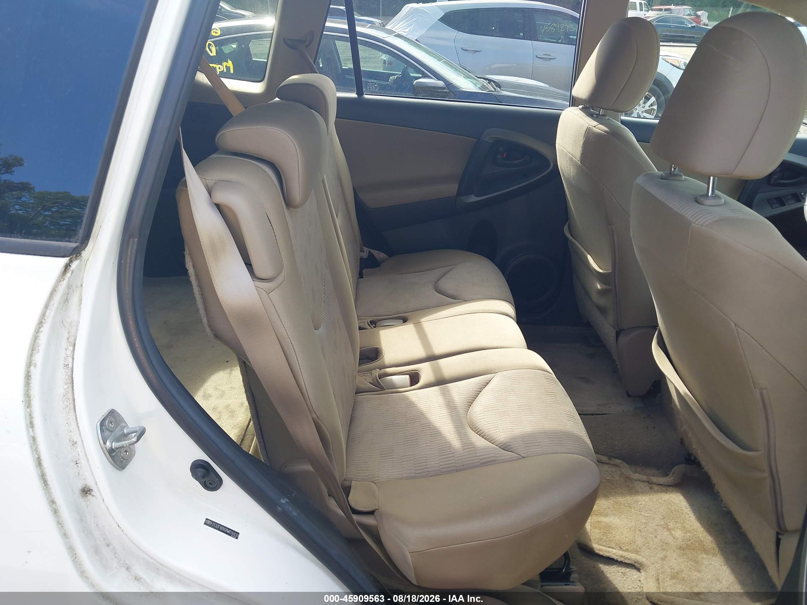 2010 Toyota Rav4   White vin: 2T3ZF4DV0AW034830