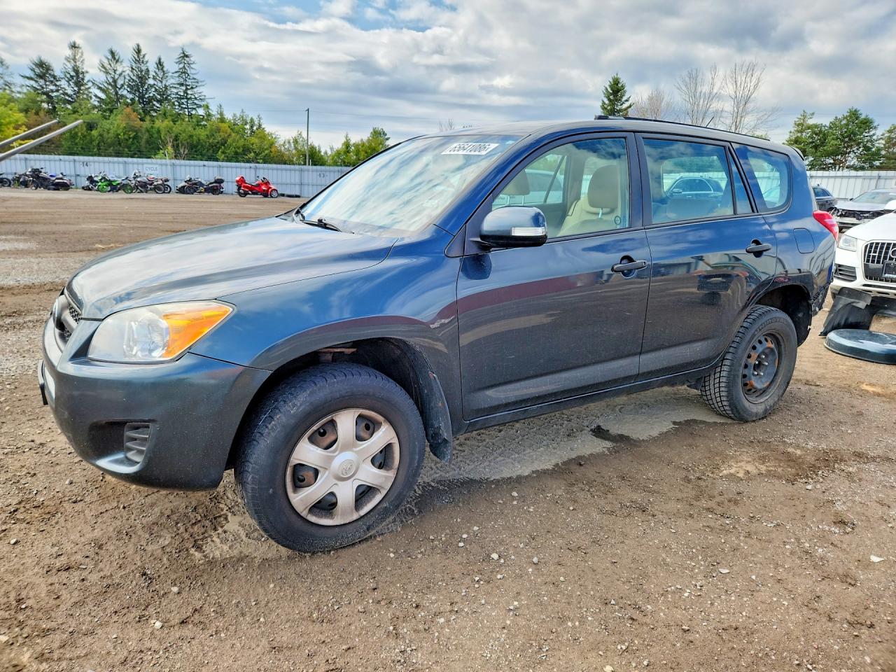 2011 Toyota Rav4 Base Blue vin: 2T3ZF4DV0BW055209