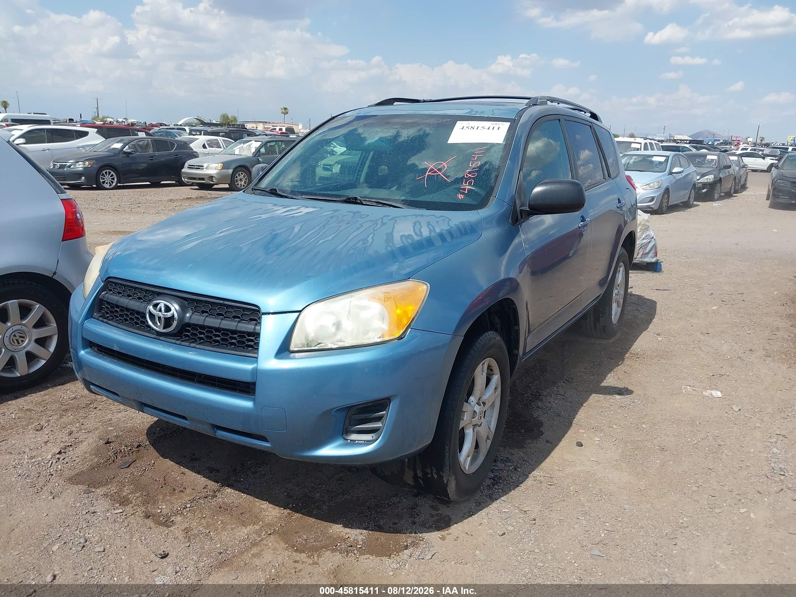 2011 Toyota Rav4   Blue vin: 2T3ZF4DV0BW068722
