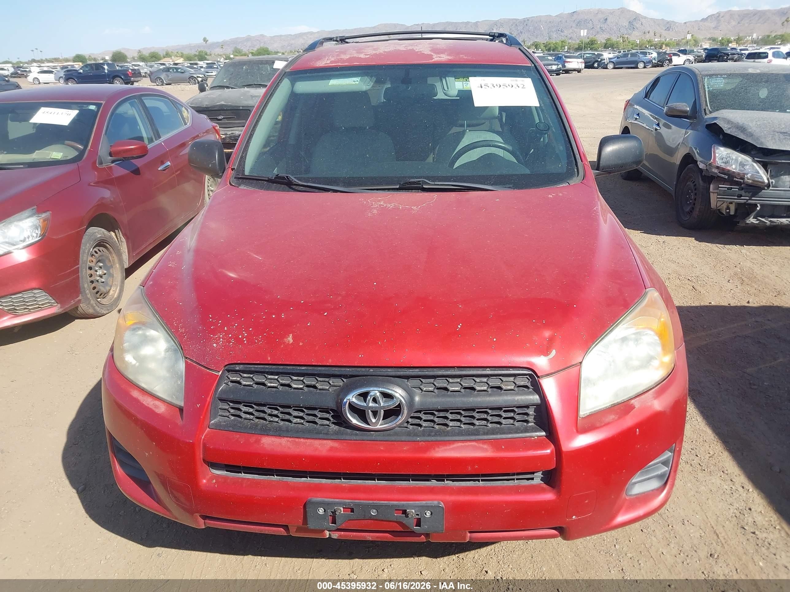 2011 Toyota Rav4   Red vin: 2T3ZF4DV0BW083382