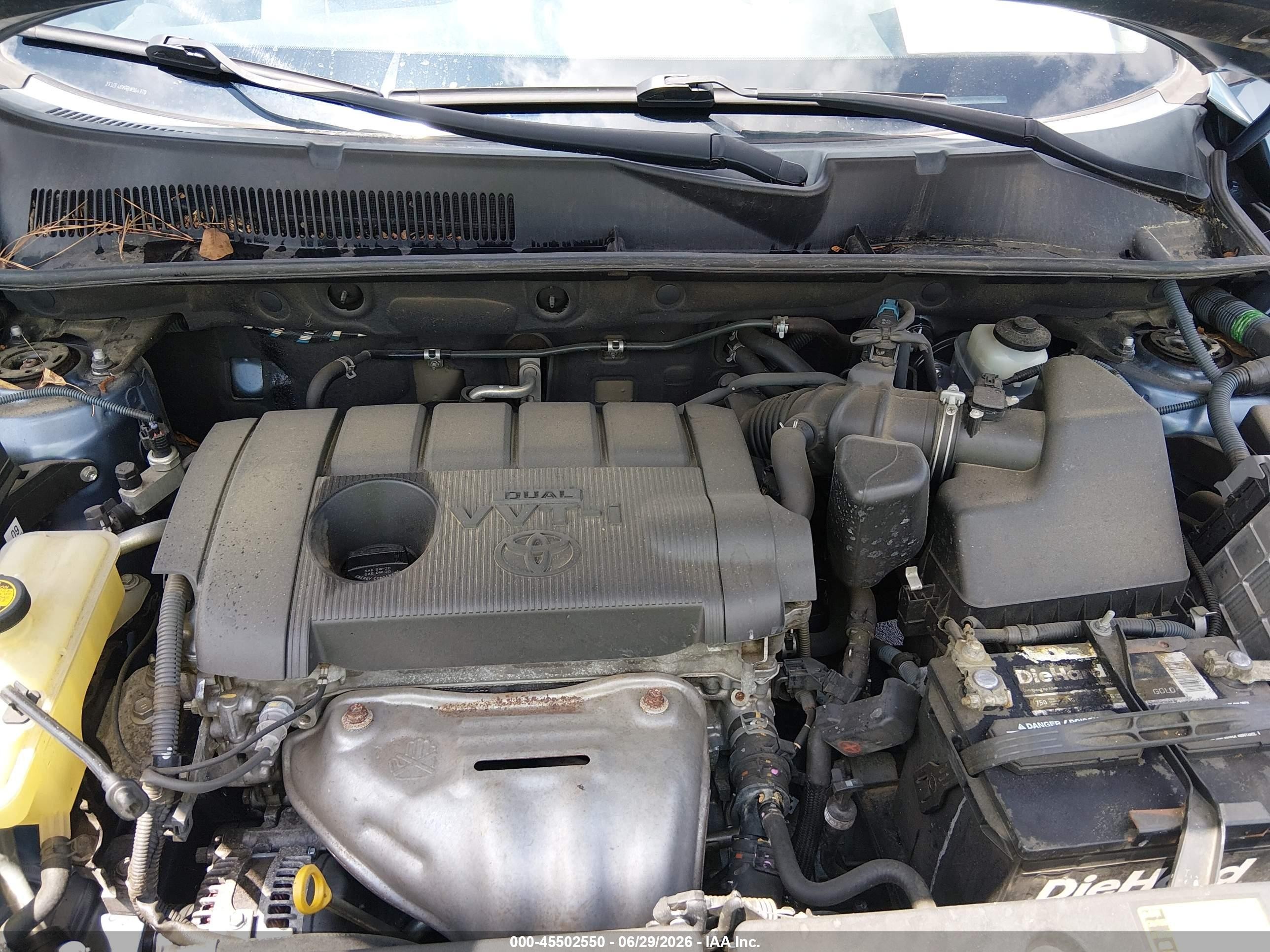 2011 Toyota Rav4   Blue vin: 2T3ZF4DV0BW084970