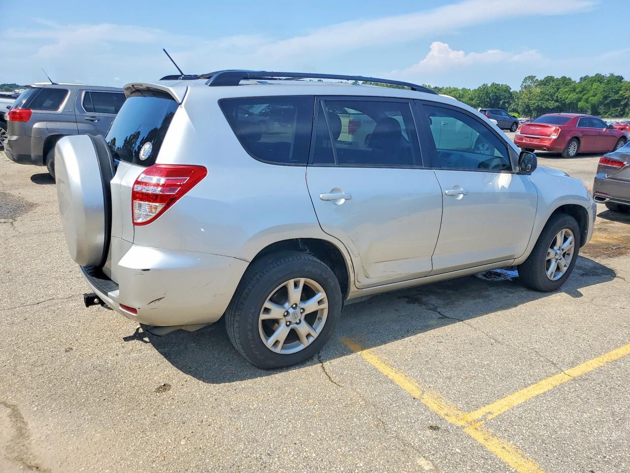 2011 Toyota Rav4 Base Silver vin: 2T3ZF4DV0BW086511