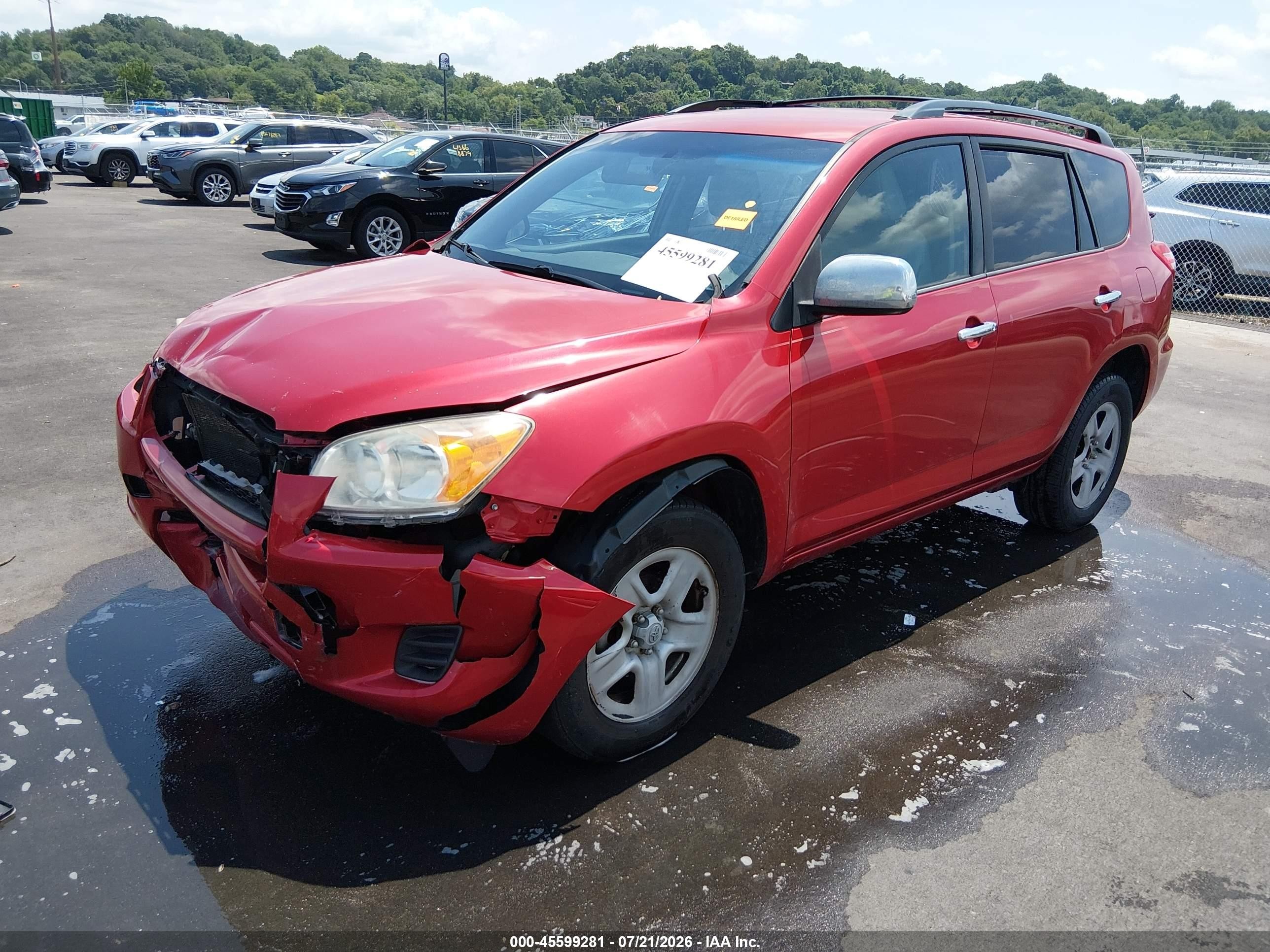 2012 Toyota Rav4   Red vin: 2T3ZF4DV0CW111800