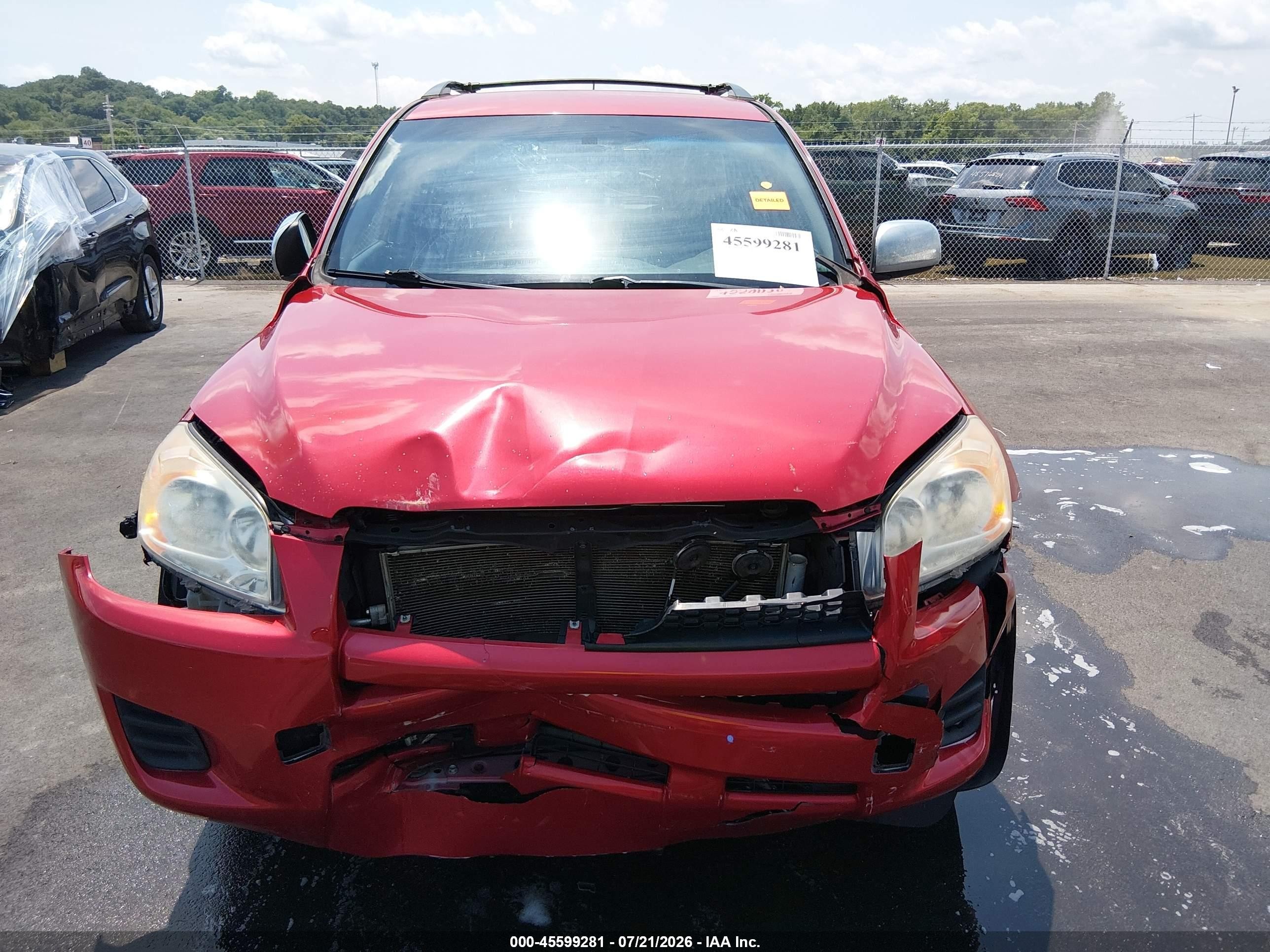 2012 Toyota Rav4   Red vin: 2T3ZF4DV0CW111800