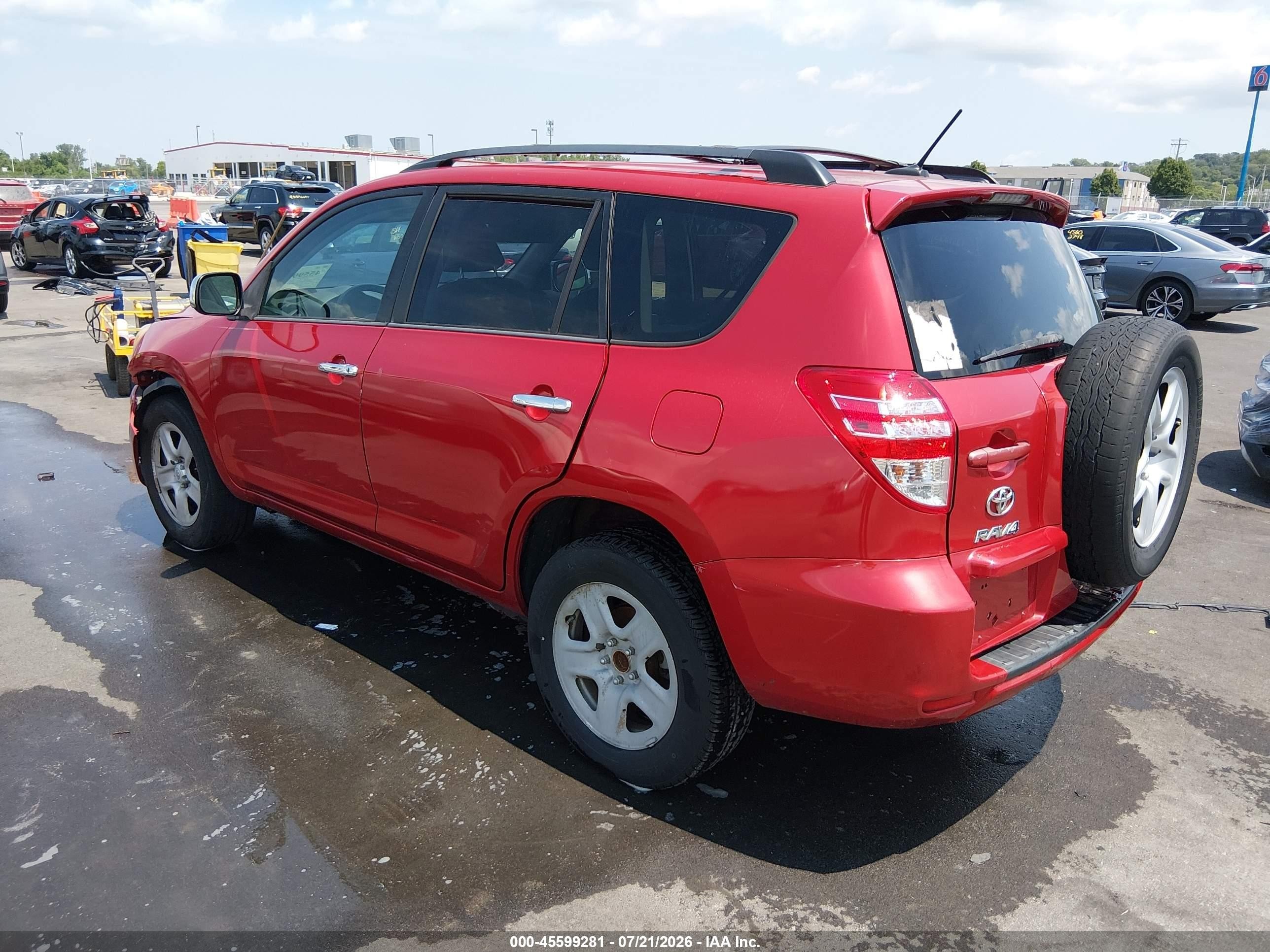 2012 Toyota Rav4   Red vin: 2T3ZF4DV0CW111800