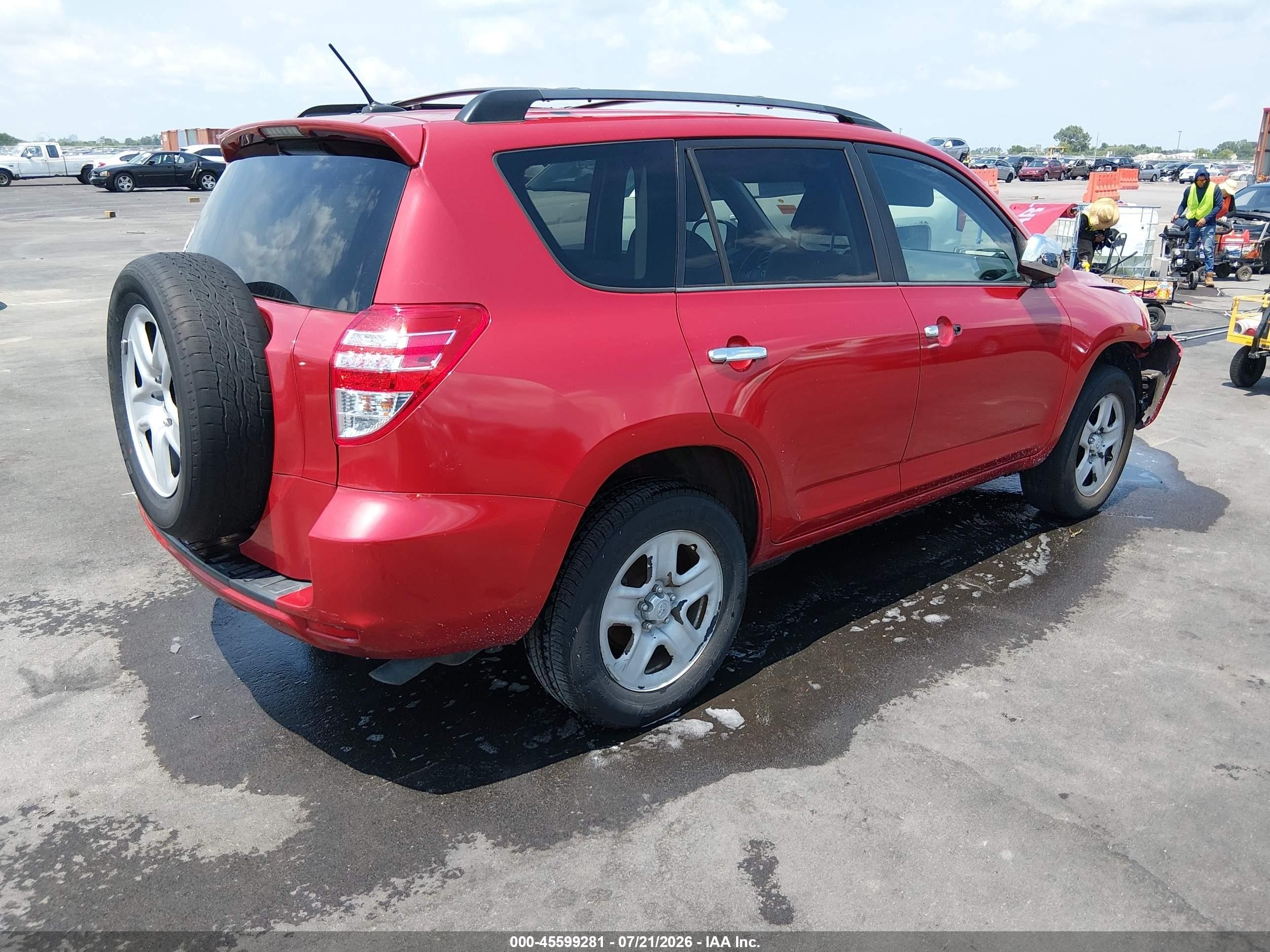 2012 Toyota Rav4   Red vin: 2T3ZF4DV0CW111800