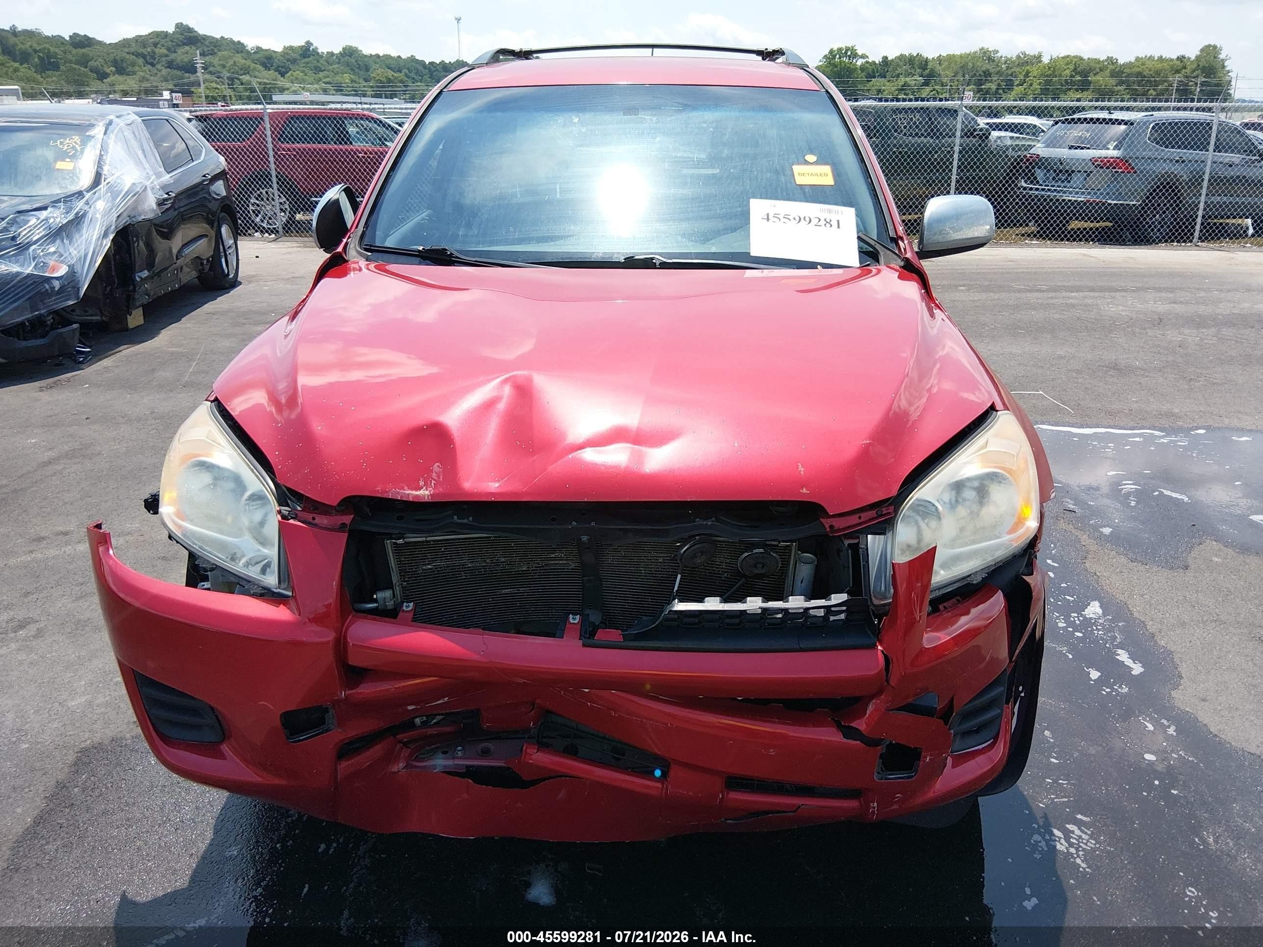 2012 Toyota Rav4   Red vin: 2T3ZF4DV0CW111800