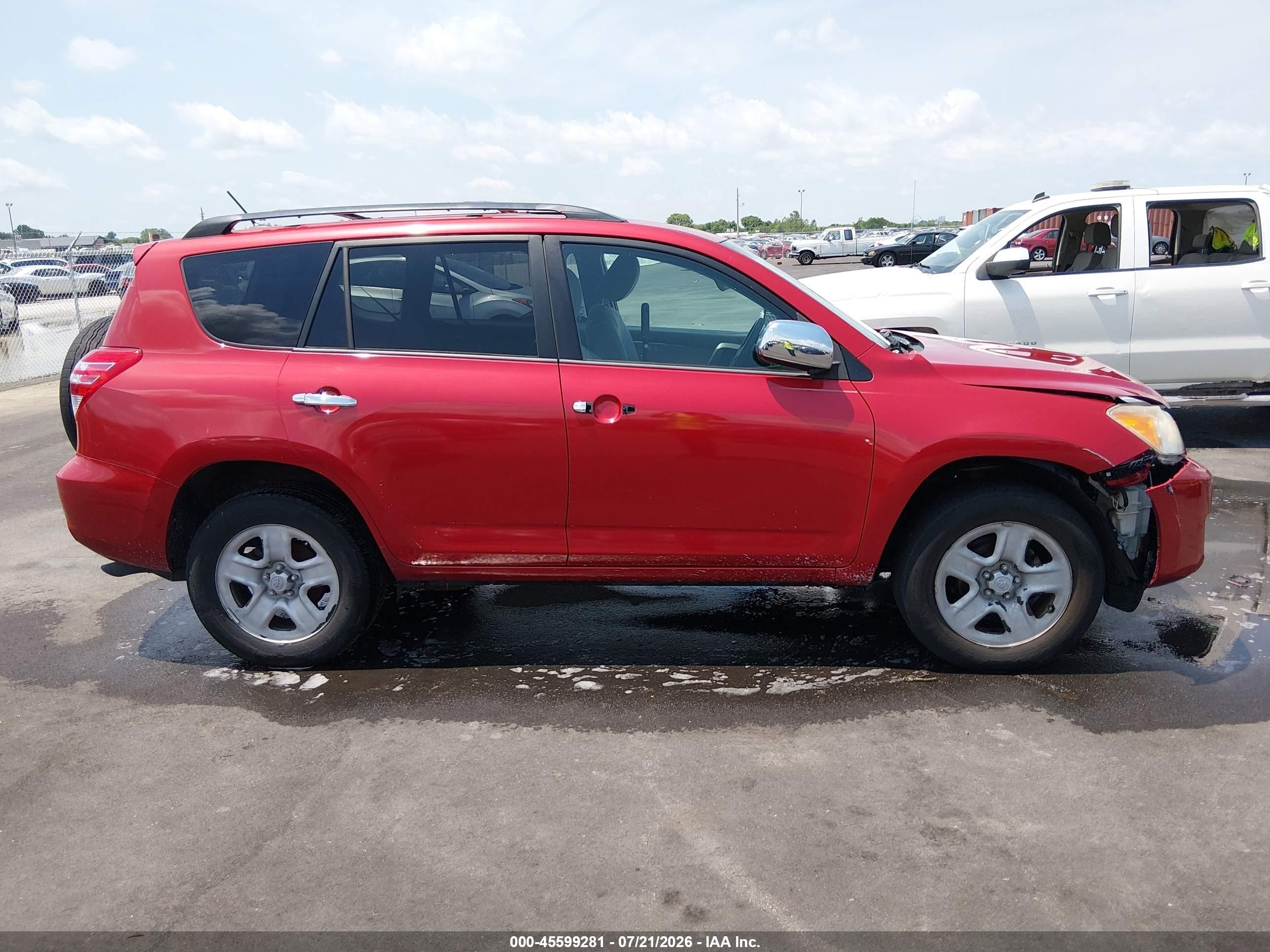 2012 Toyota Rav4   Red vin: 2T3ZF4DV0CW111800