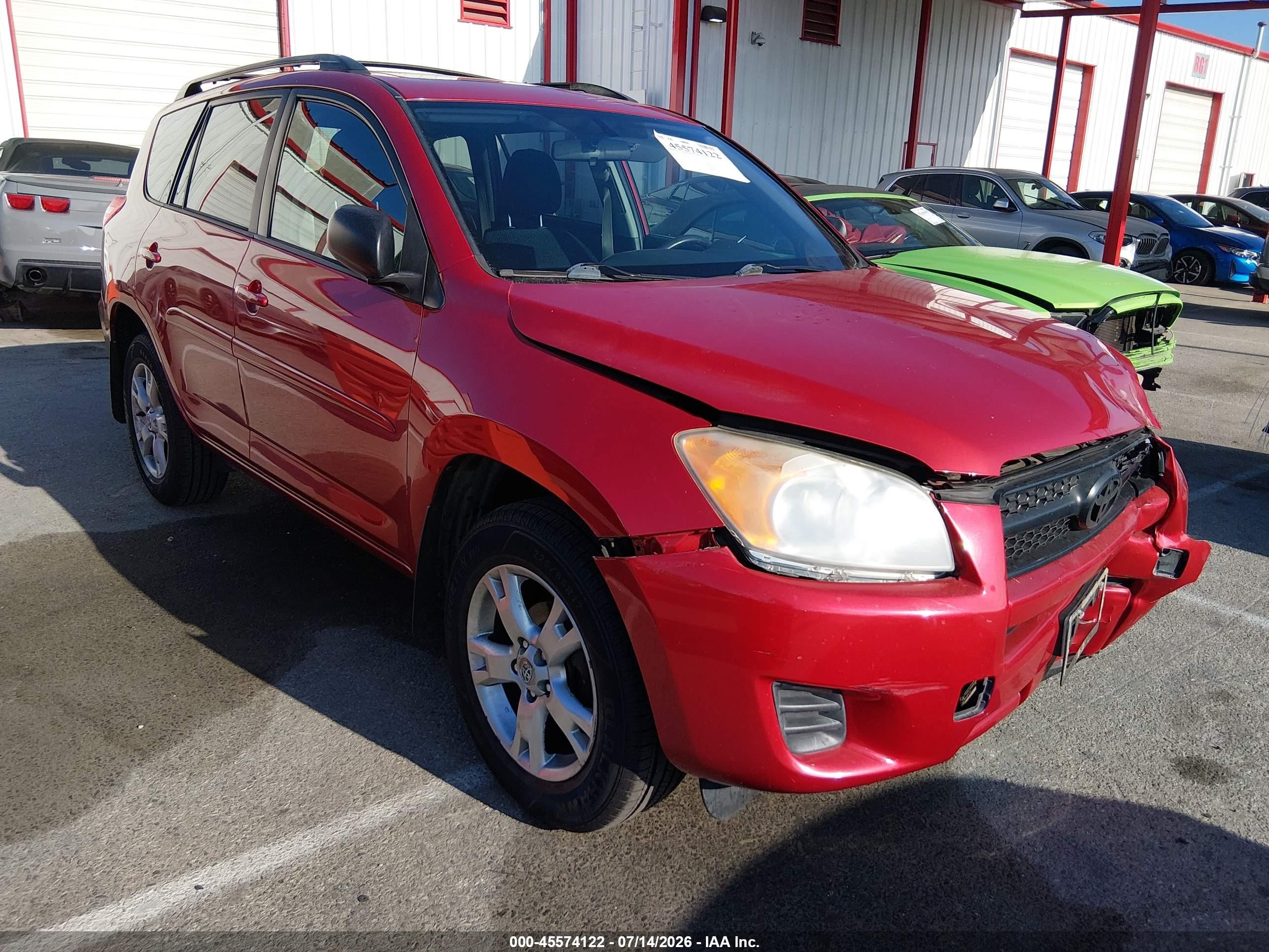 2012 Toyota Rav4   Red vin: 2T3ZF4DV0CW133392