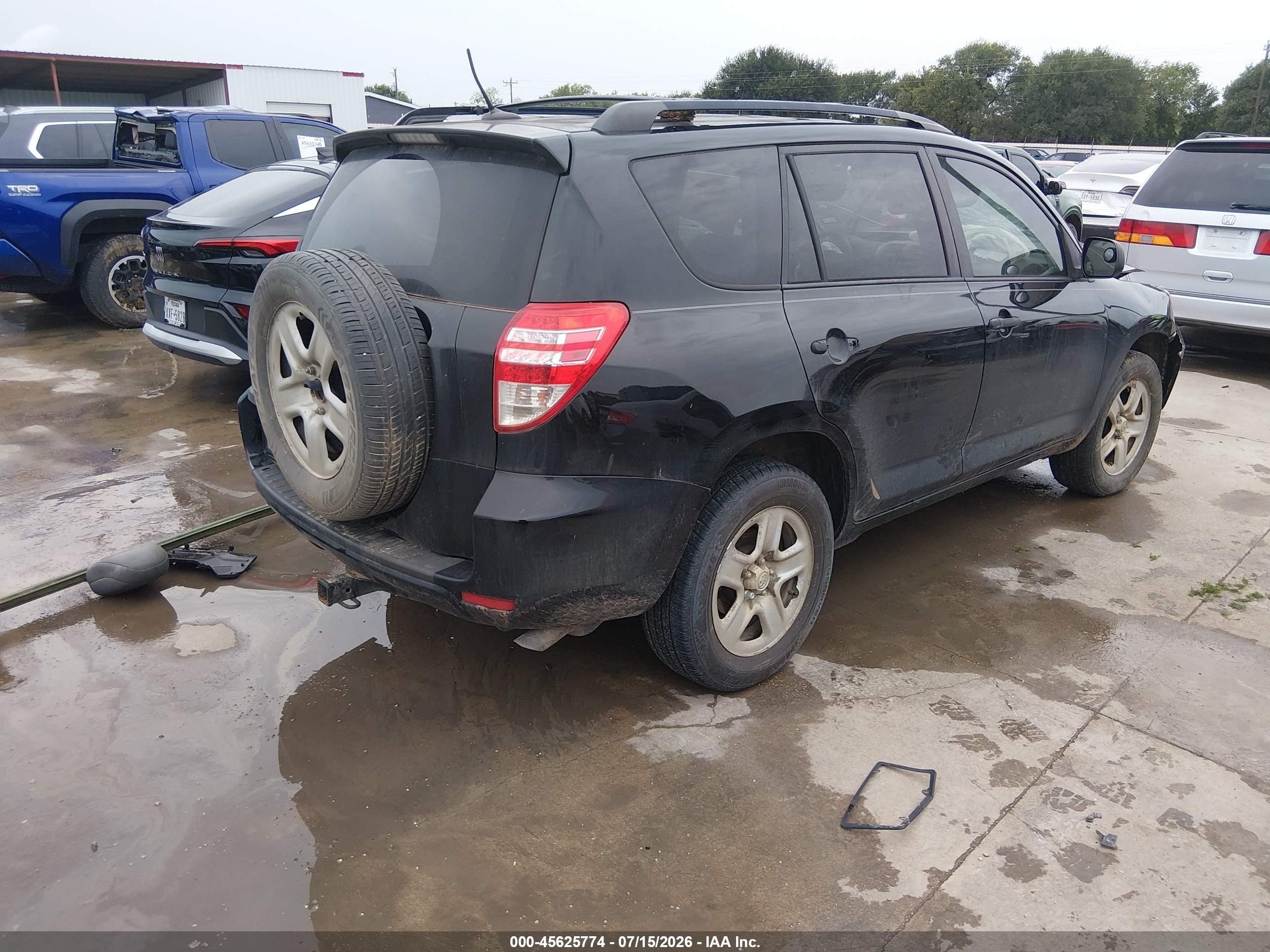 2012 Toyota Rav4   Black vin: 2T3ZF4DV0CW140813