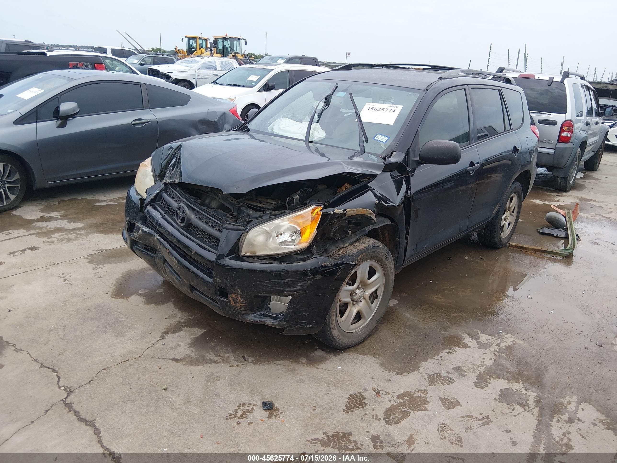 2012 Toyota Rav4   Black vin: 2T3ZF4DV0CW140813