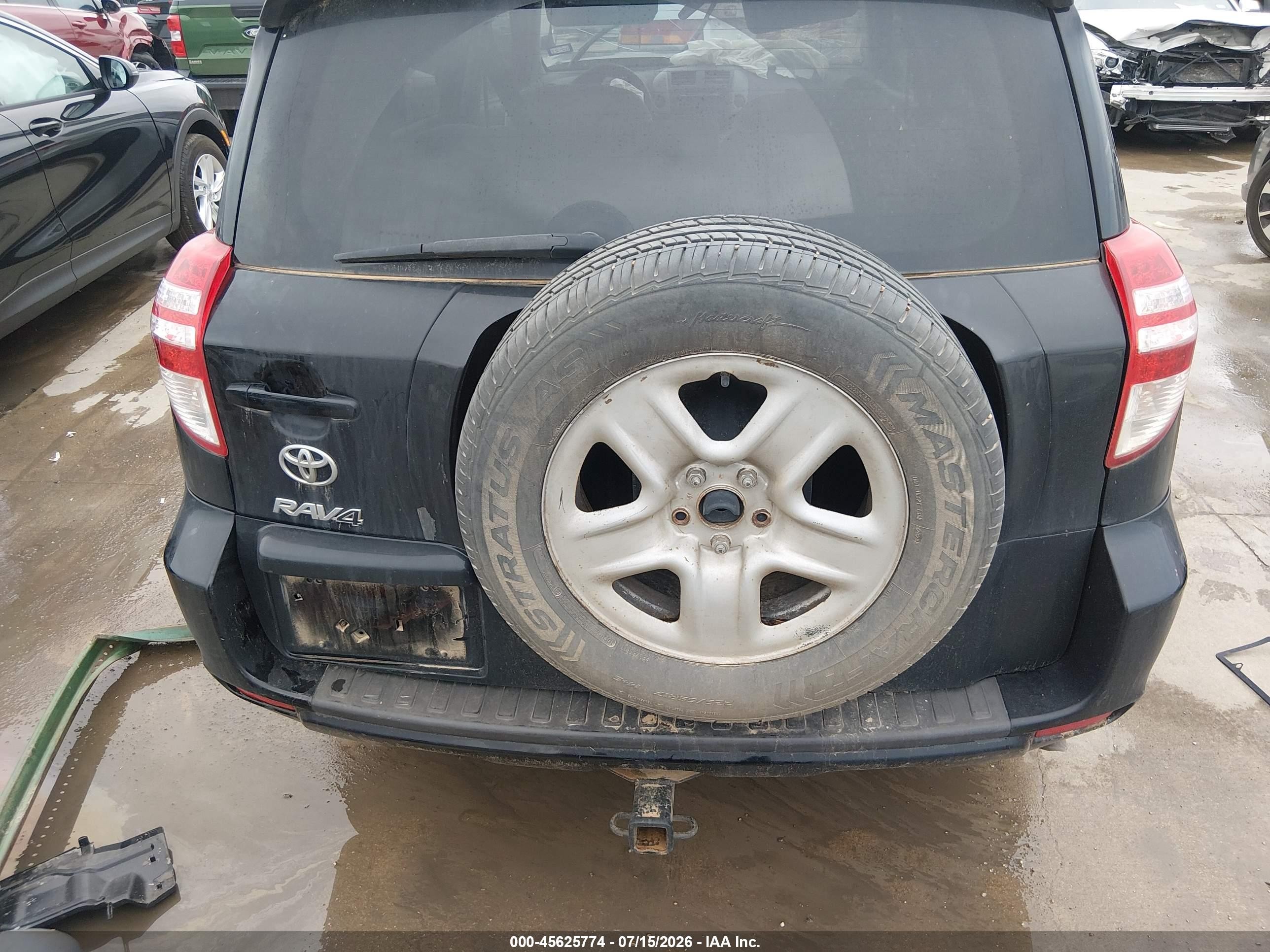 2012 Toyota Rav4   Black vin: 2T3ZF4DV0CW140813