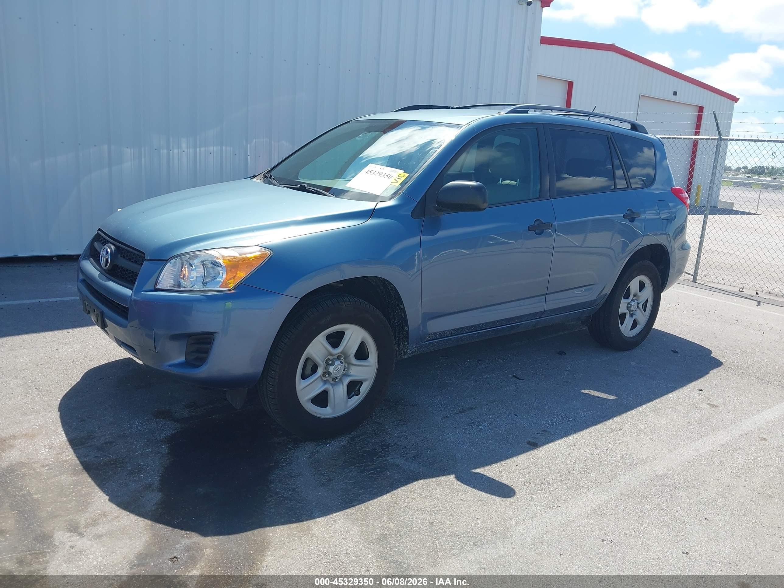 2010 Toyota Rav4 Blue vin: 2T3ZF4DV1AW034898