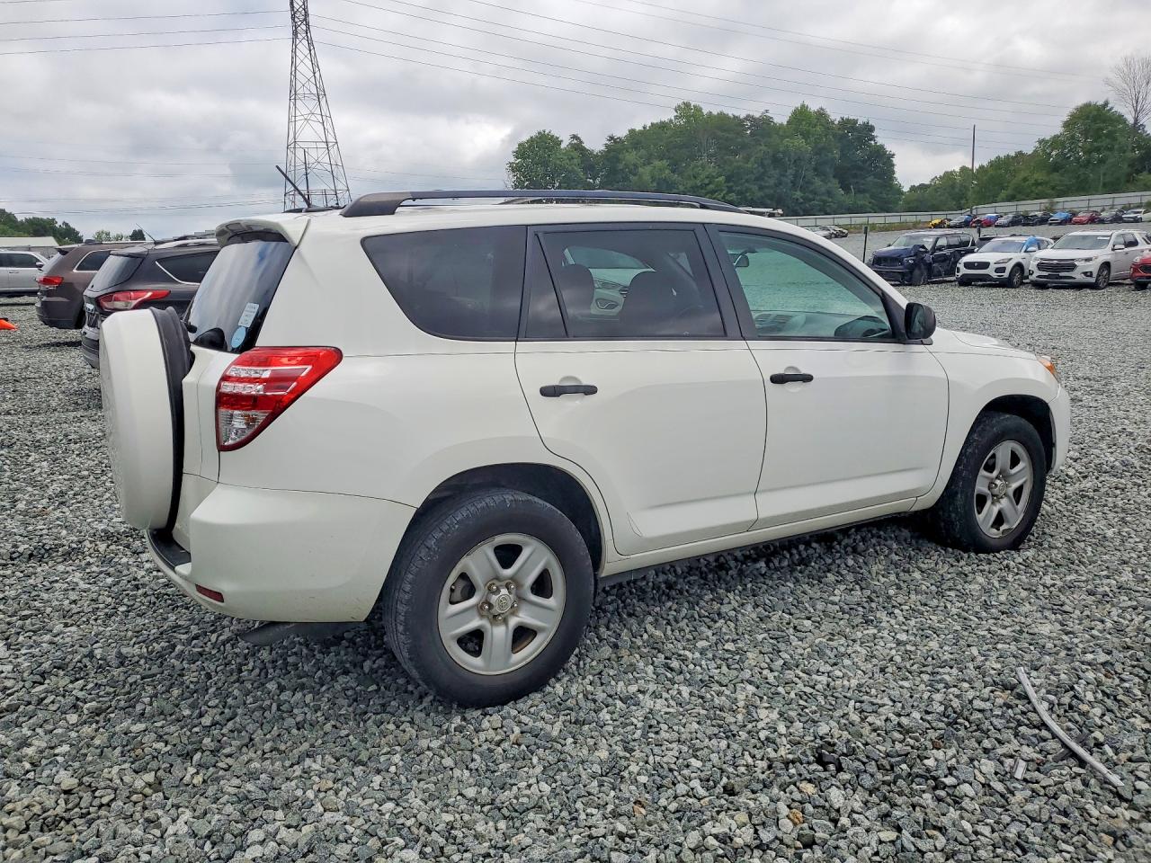 2010 Toyota Rav4 Base White vin: 2T3ZF4DV1AW046324