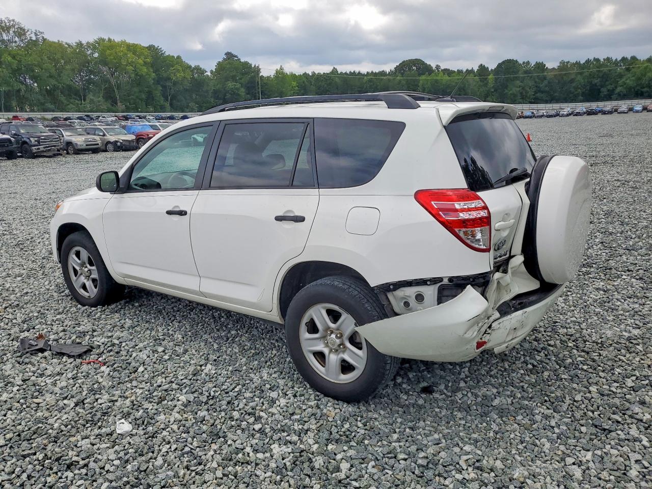 2010 Toyota Rav4 Base White vin: 2T3ZF4DV1AW046324