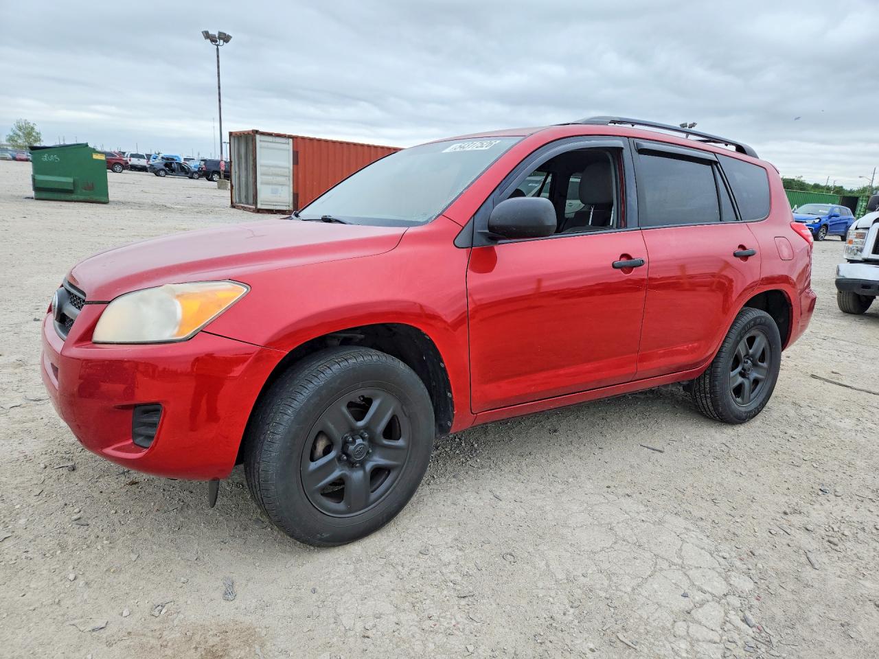2010 Toyota Rav4 Base Red vin: 2T3ZF4DV1AW049191