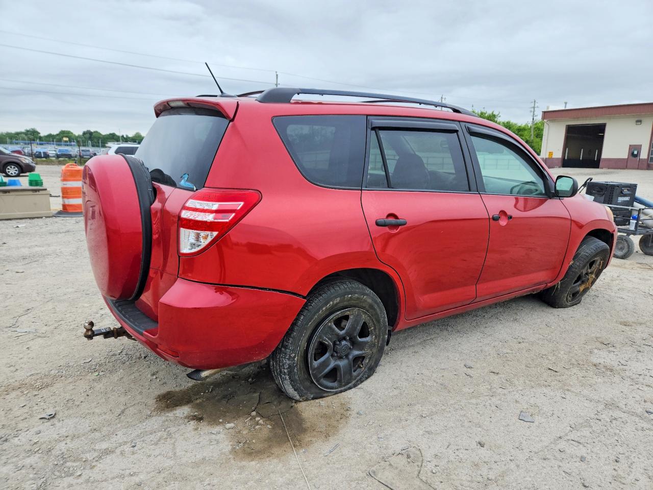 2010 Toyota Rav4 Base Red vin: 2T3ZF4DV1AW049191