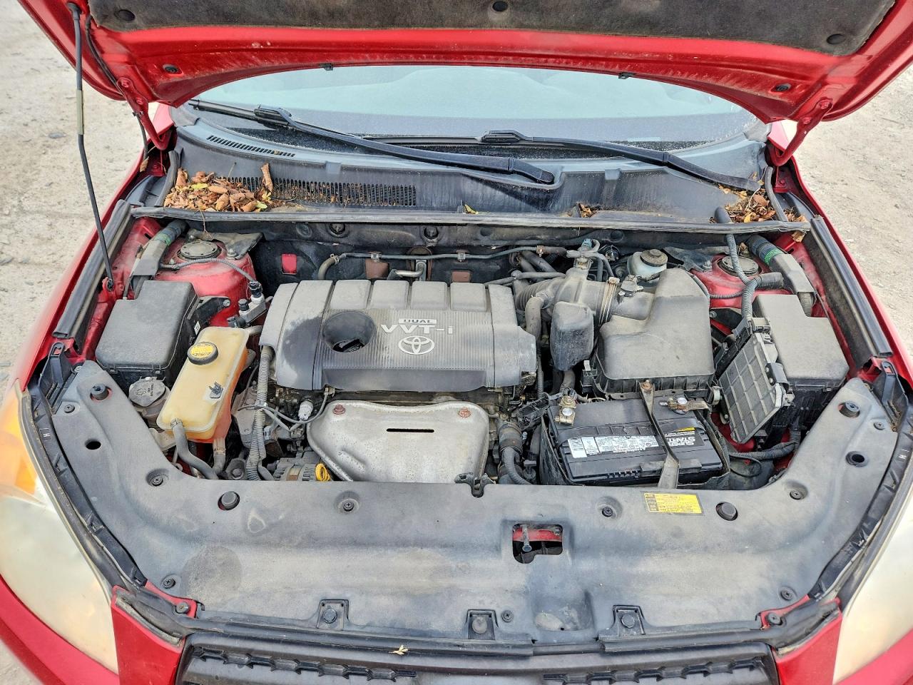 2010 Toyota Rav4 Base Red vin: 2T3ZF4DV1AW049191