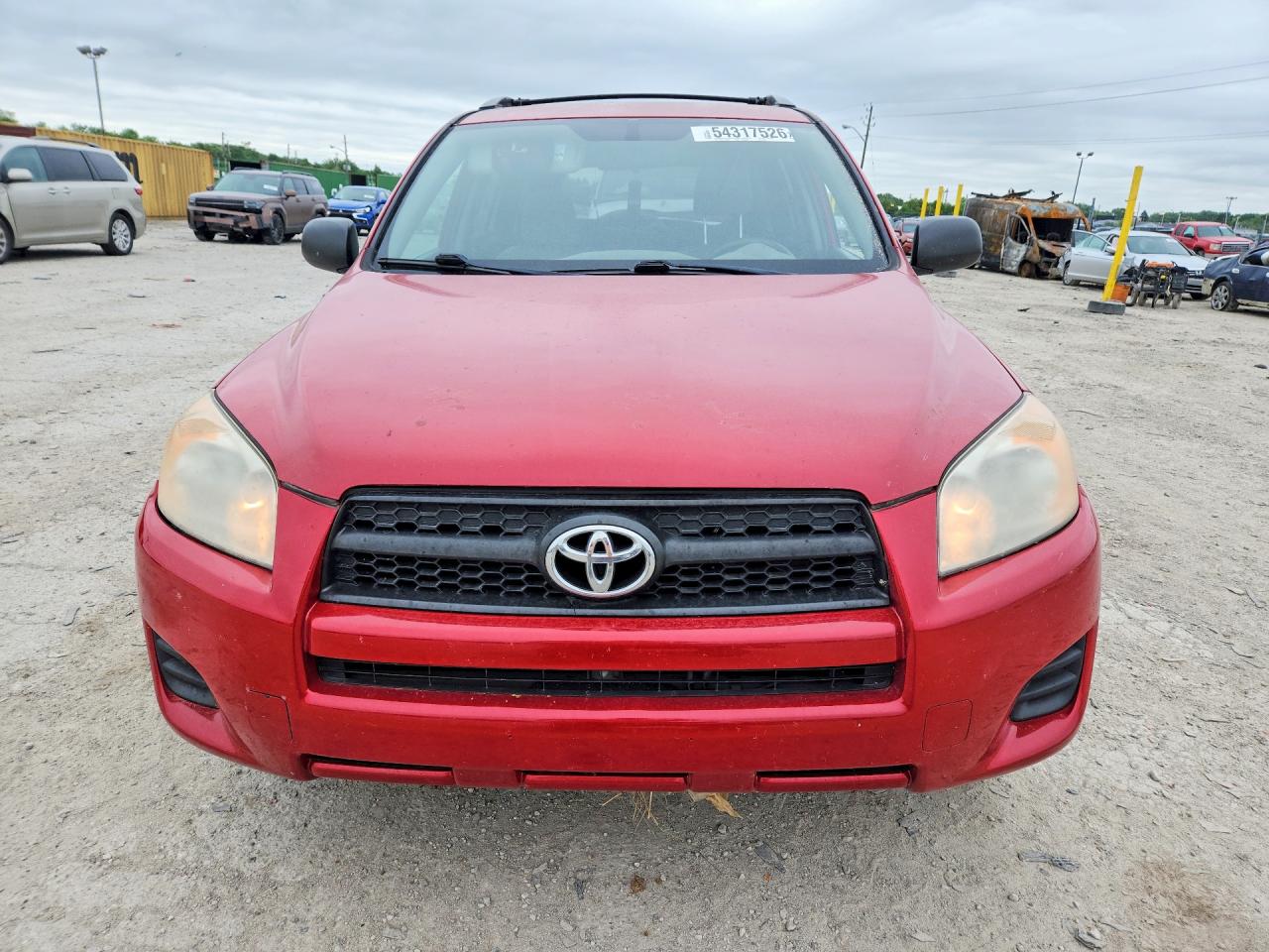 2010 Toyota Rav4 Base Red vin: 2T3ZF4DV1AW049191