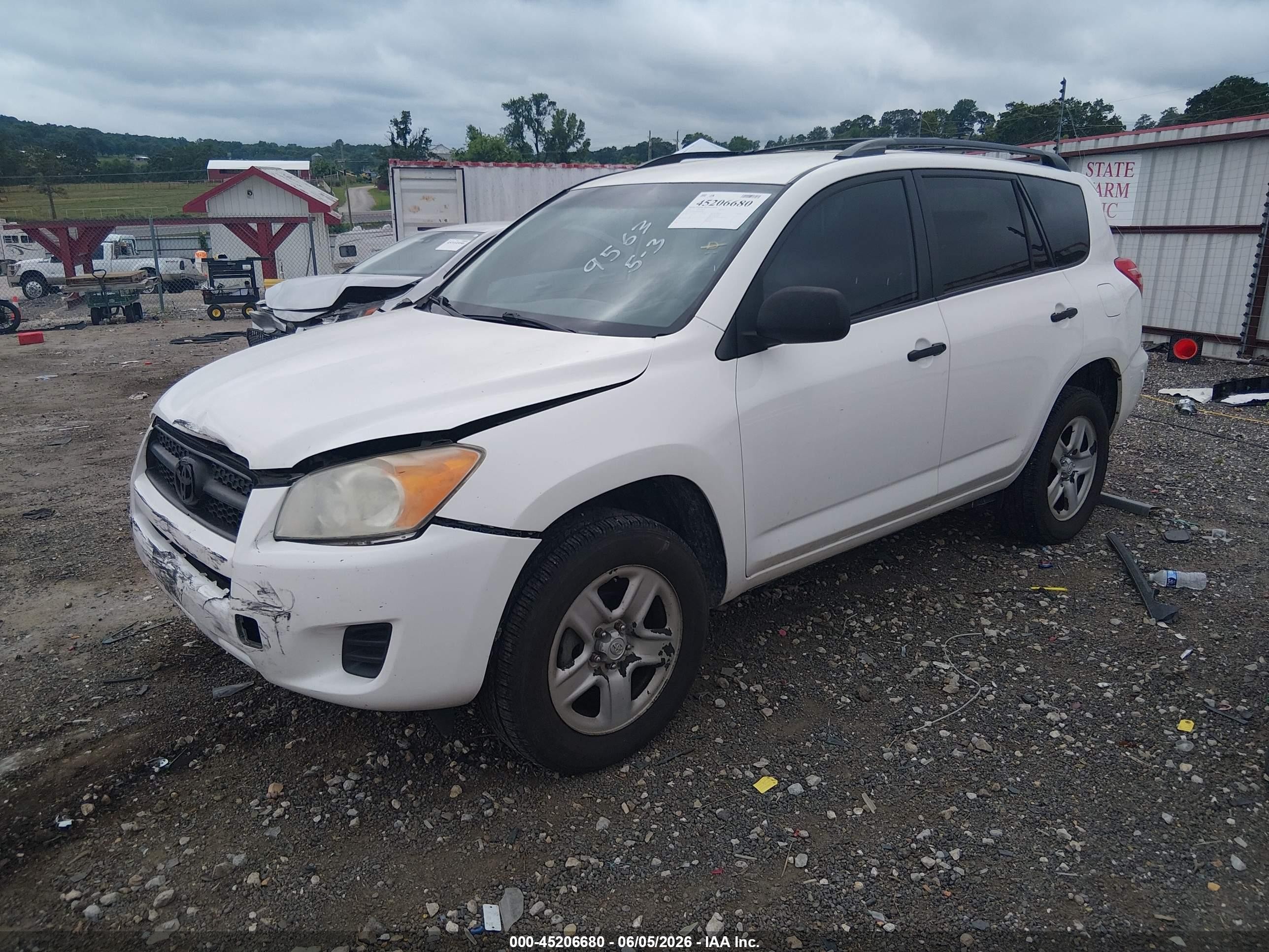2010 Toyota Rav4   White vin: 2T3ZF4DV1AW049563