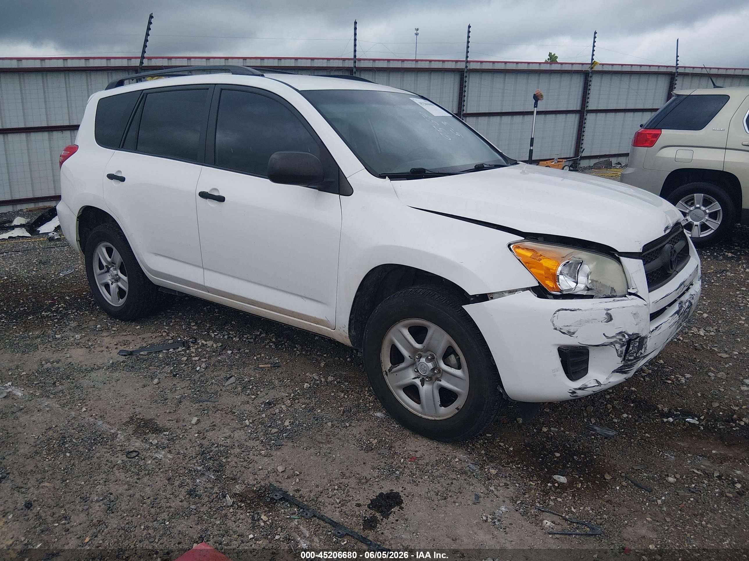 2010 Toyota Rav4   White vin: 2T3ZF4DV1AW049563