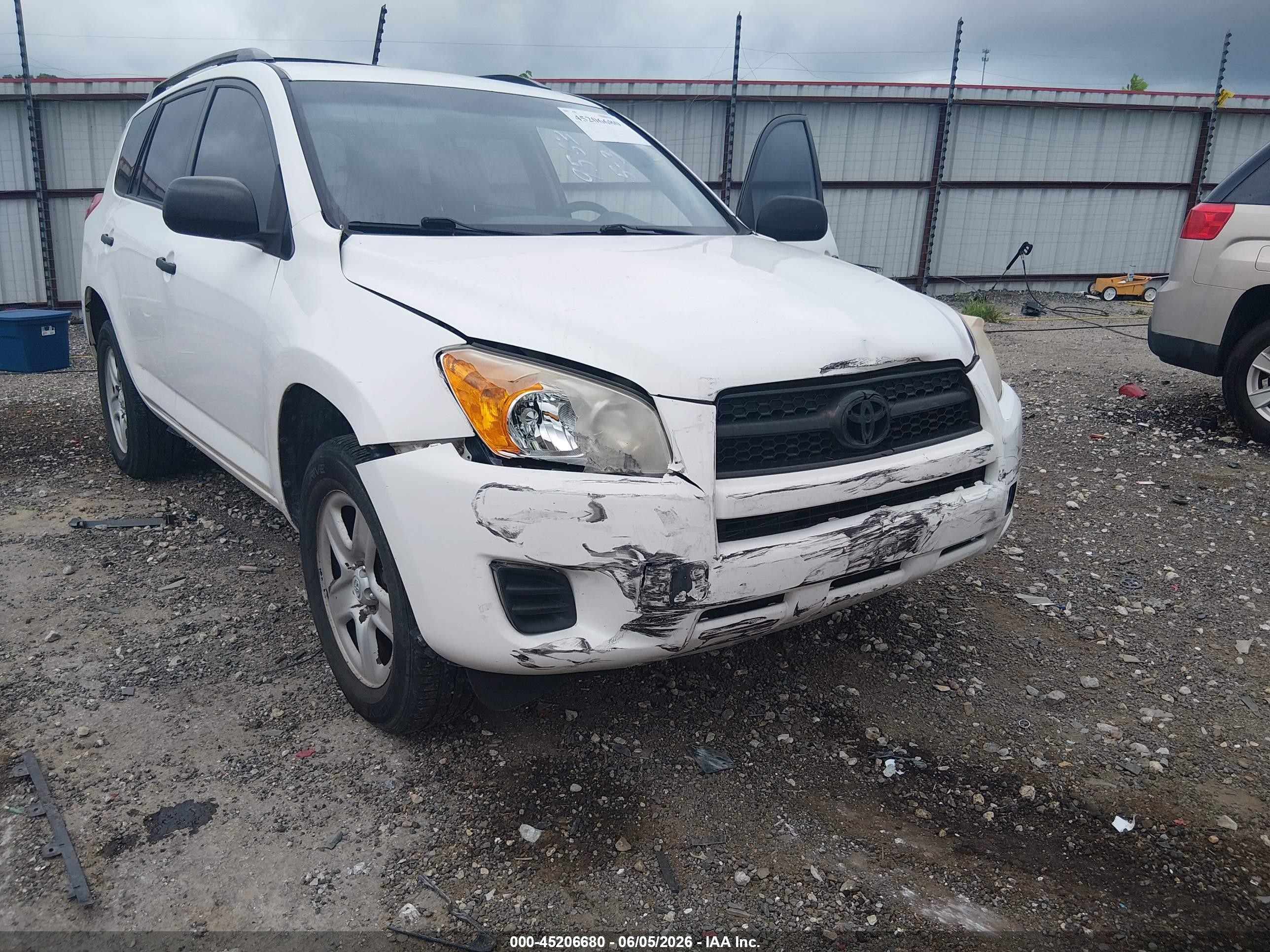 2010 Toyota Rav4   White vin: 2T3ZF4DV1AW049563