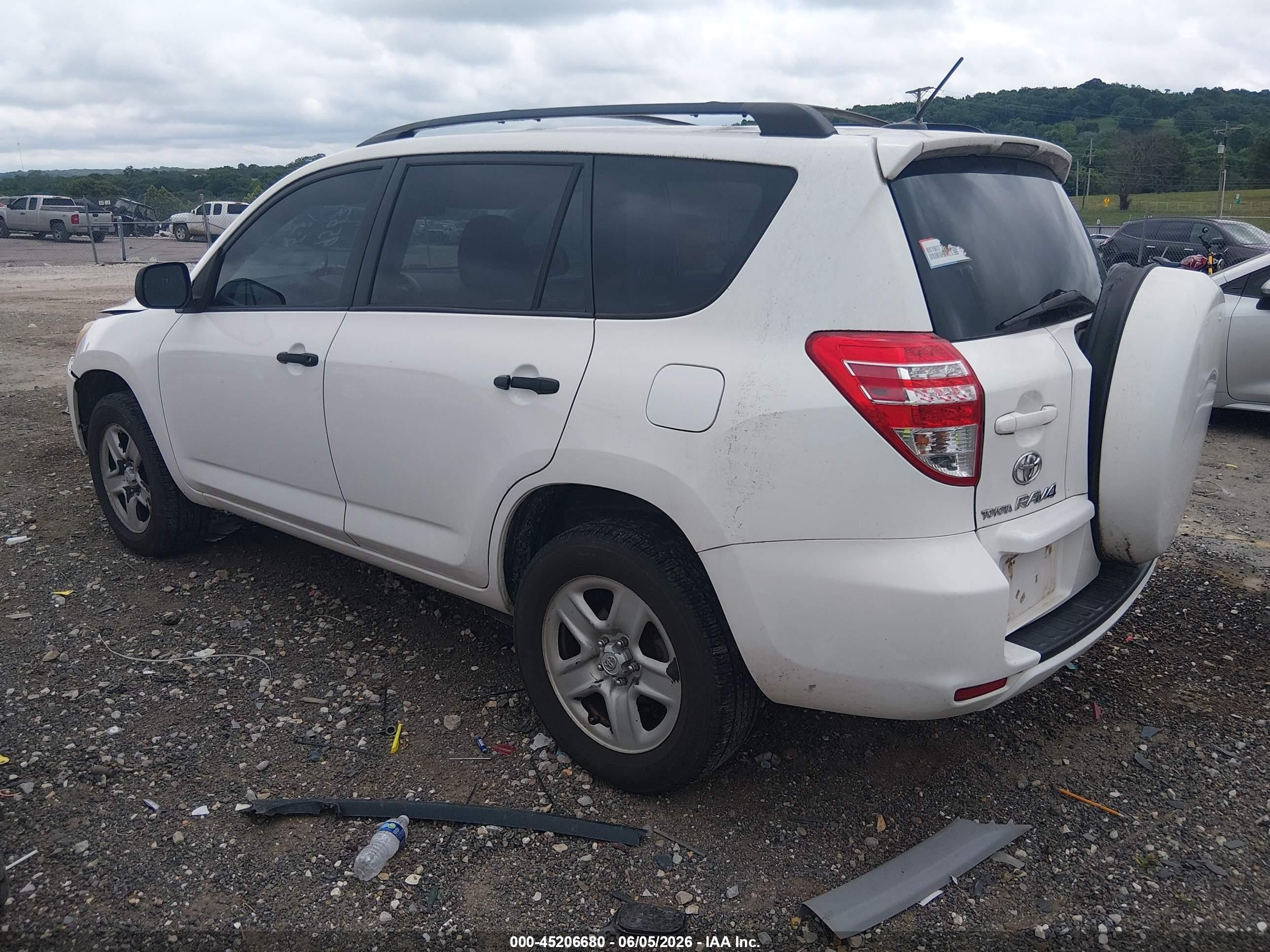 2010 Toyota Rav4   White vin: 2T3ZF4DV1AW049563