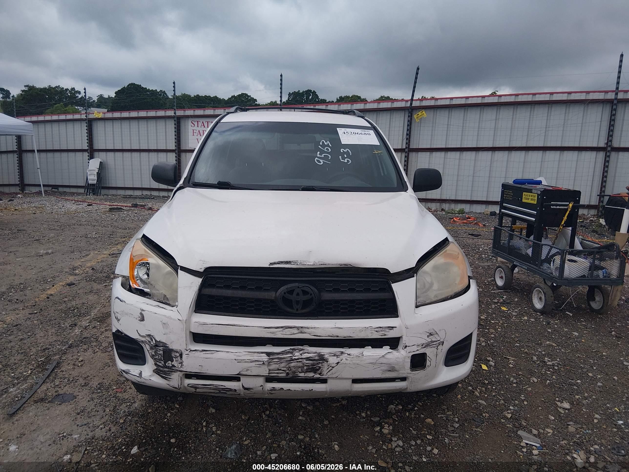2010 Toyota Rav4   White vin: 2T3ZF4DV1AW049563