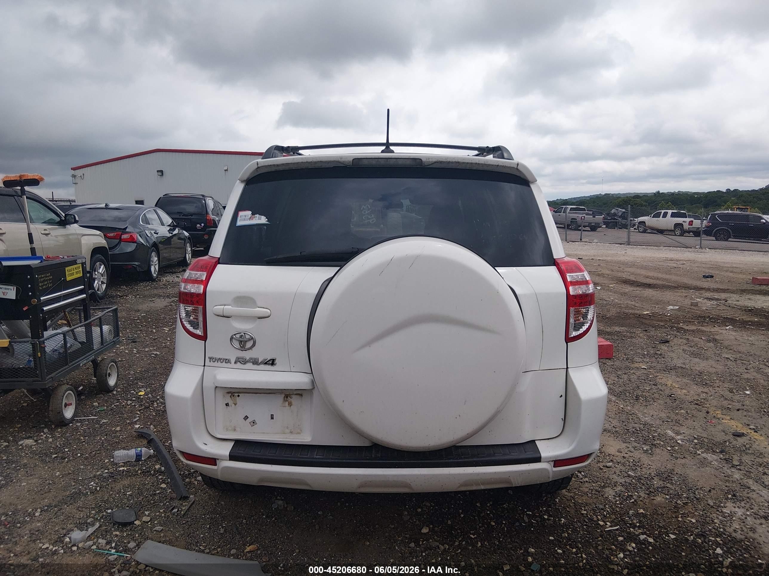 2010 Toyota Rav4   White vin: 2T3ZF4DV1AW049563