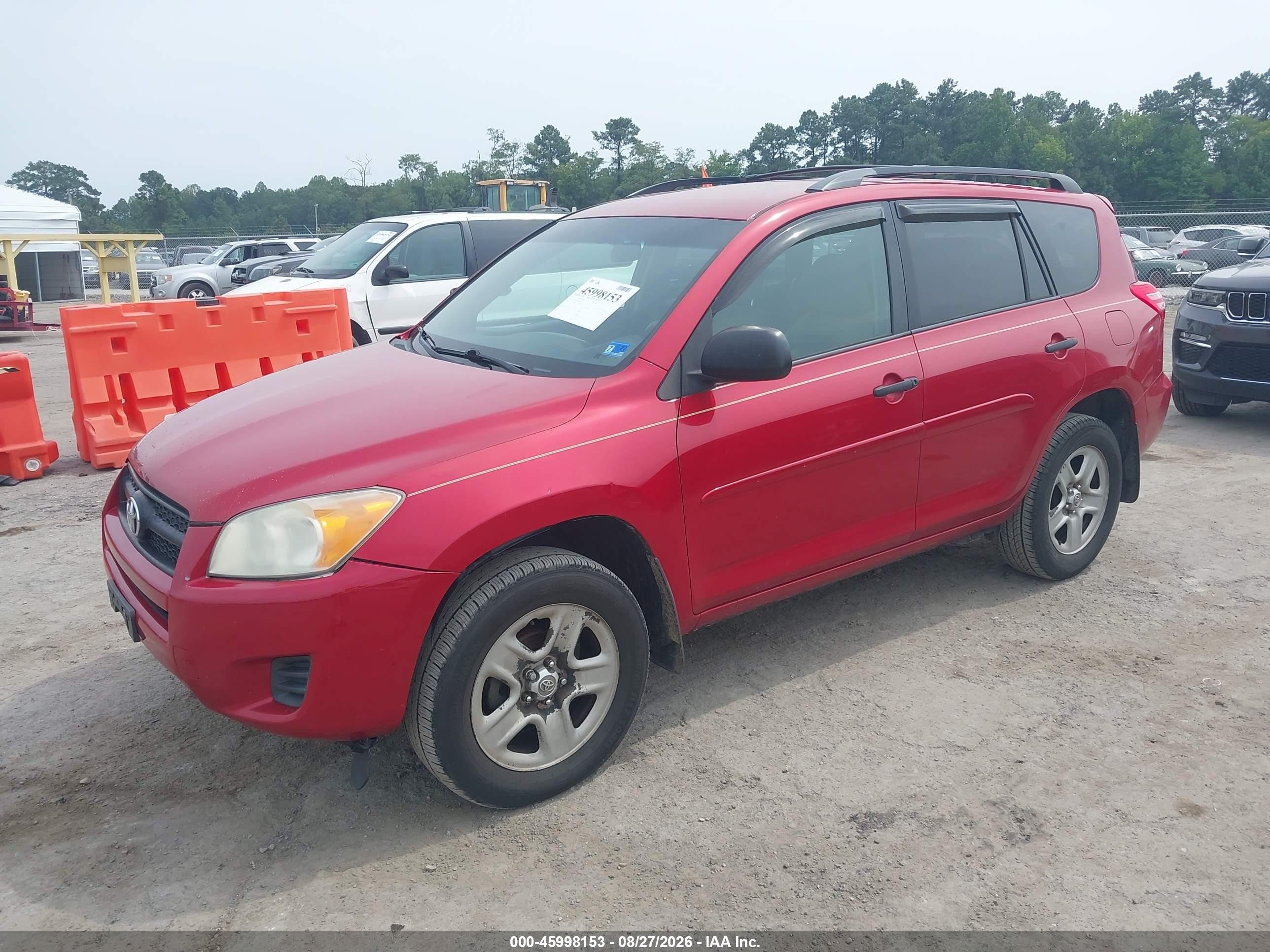 2011 Toyota Rav4   Red vin: 2T3ZF4DV1BW076442