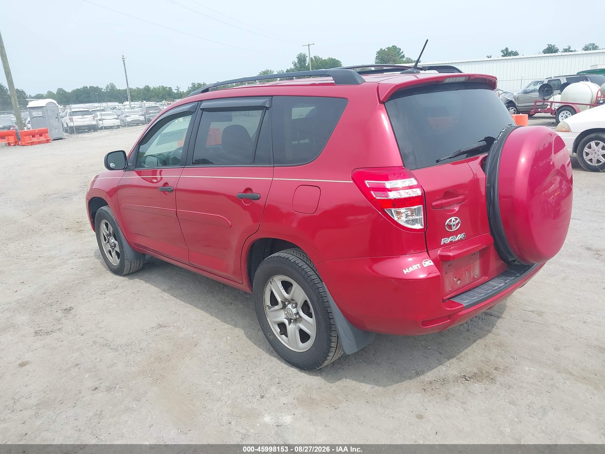 2011 Toyota Rav4   Red vin: 2T3ZF4DV1BW076442