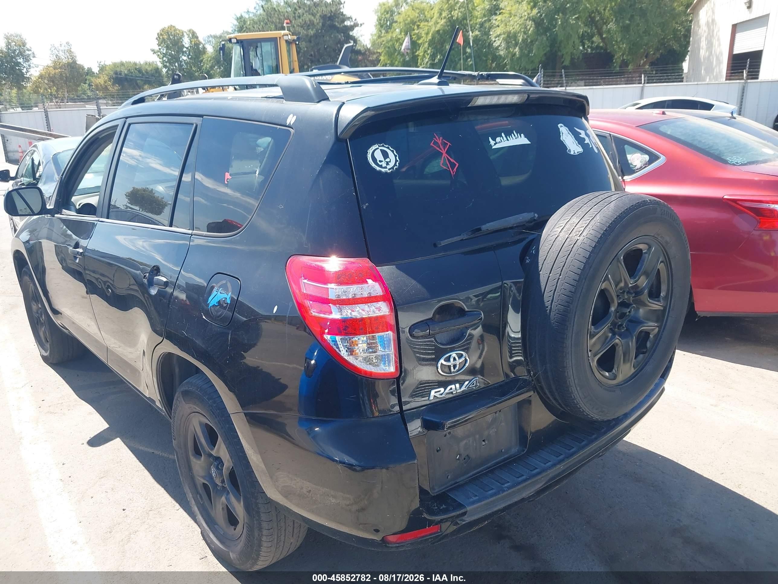 2011 Toyota Rav4   Black vin: 2T3ZF4DV1BW084170
