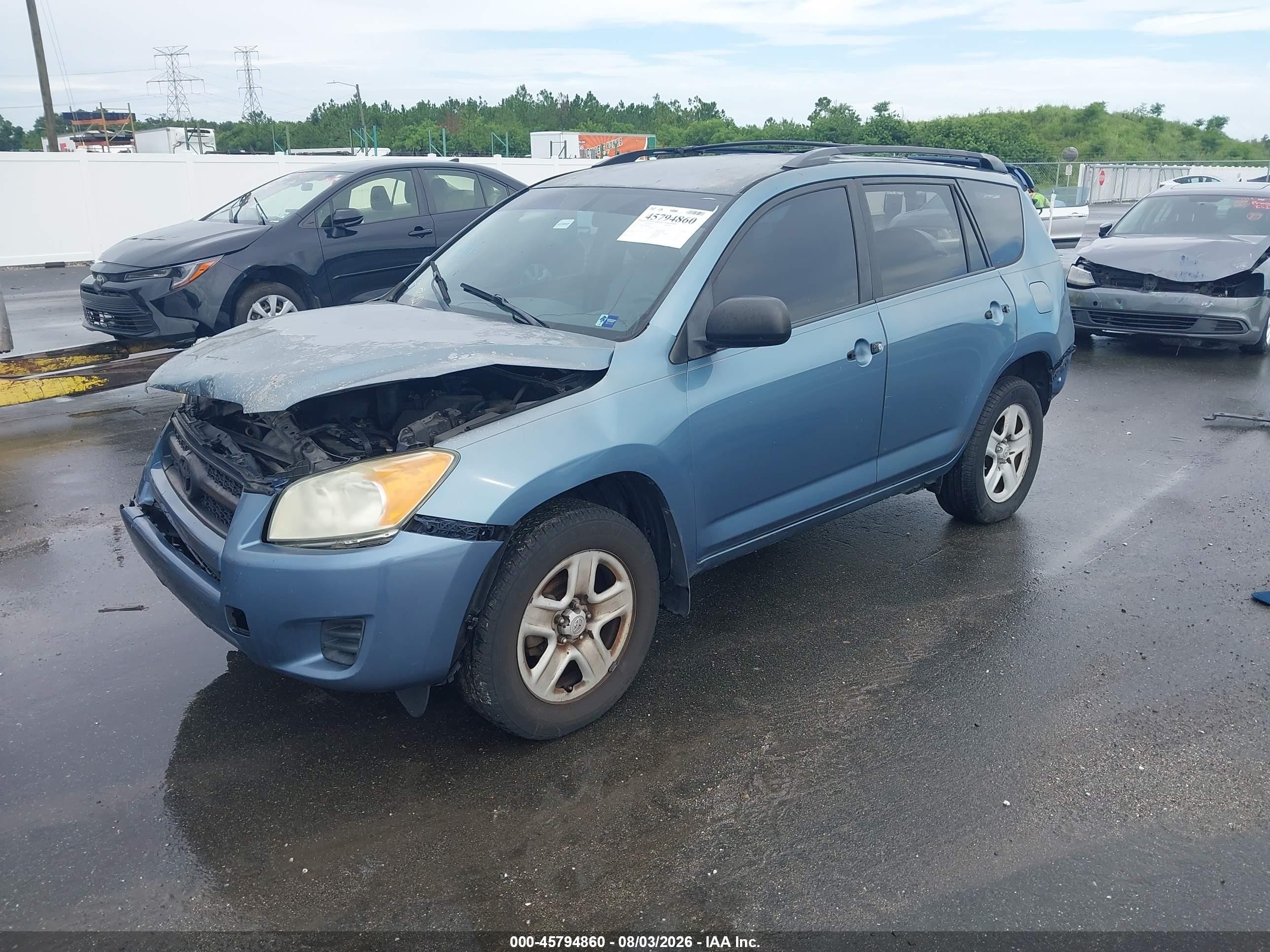 2011 Toyota Rav4   Blue vin: 2T3ZF4DV1BW084265