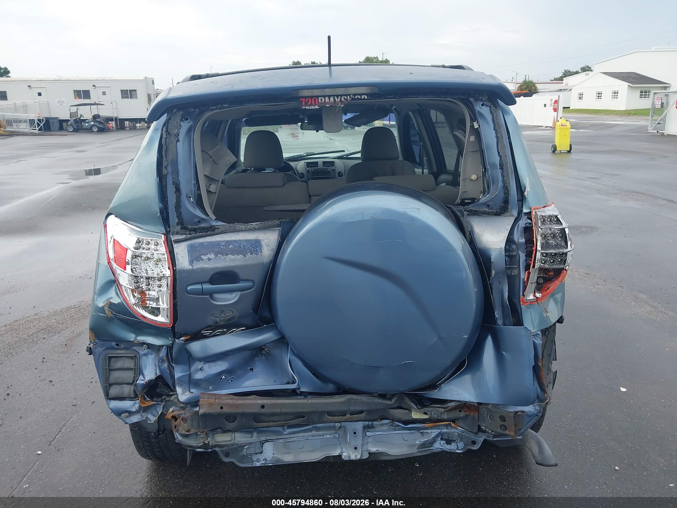 2011 Toyota Rav4   Blue vin: 2T3ZF4DV1BW084265
