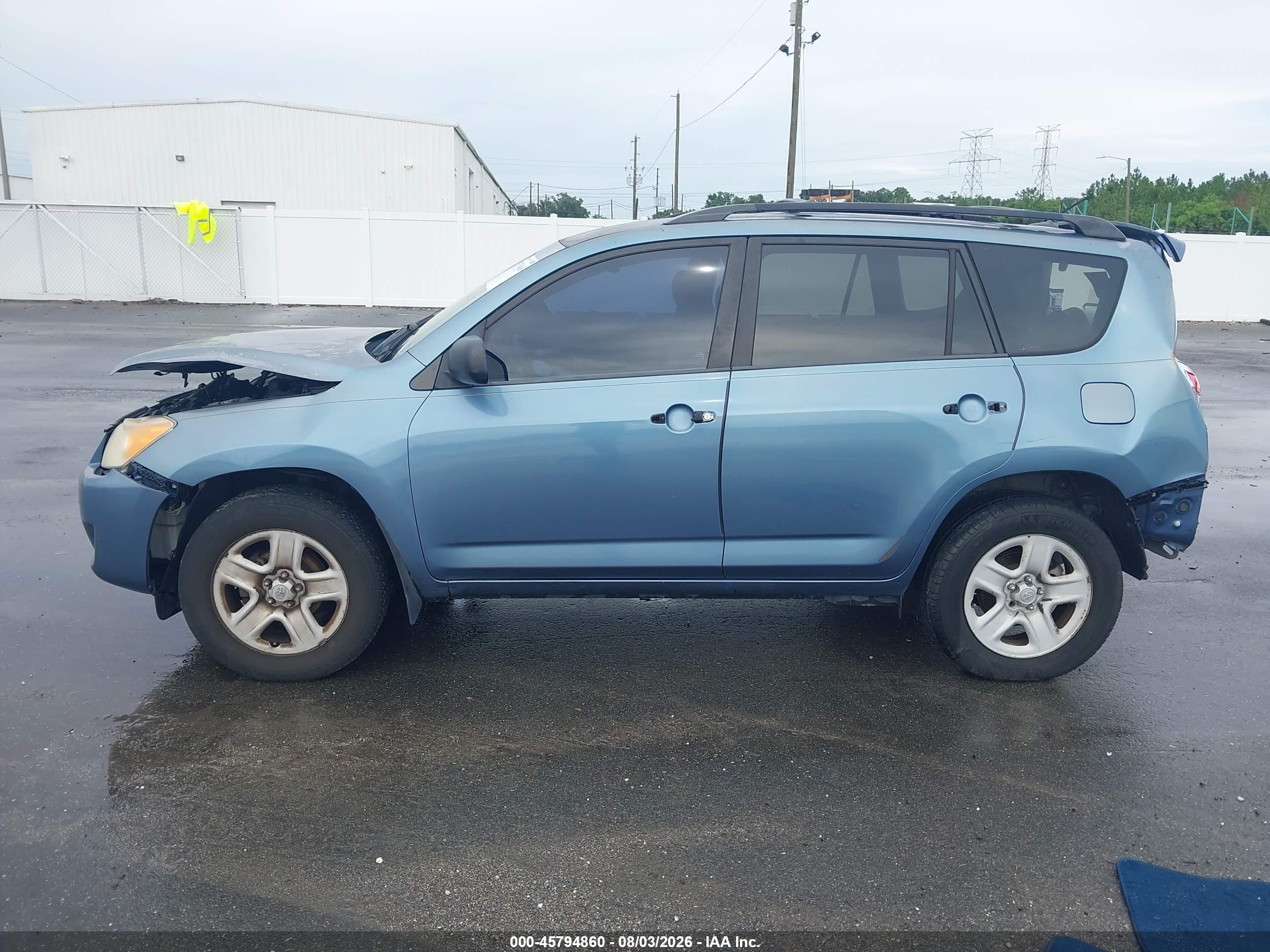 2011 Toyota Rav4   Blue vin: 2T3ZF4DV1BW084265